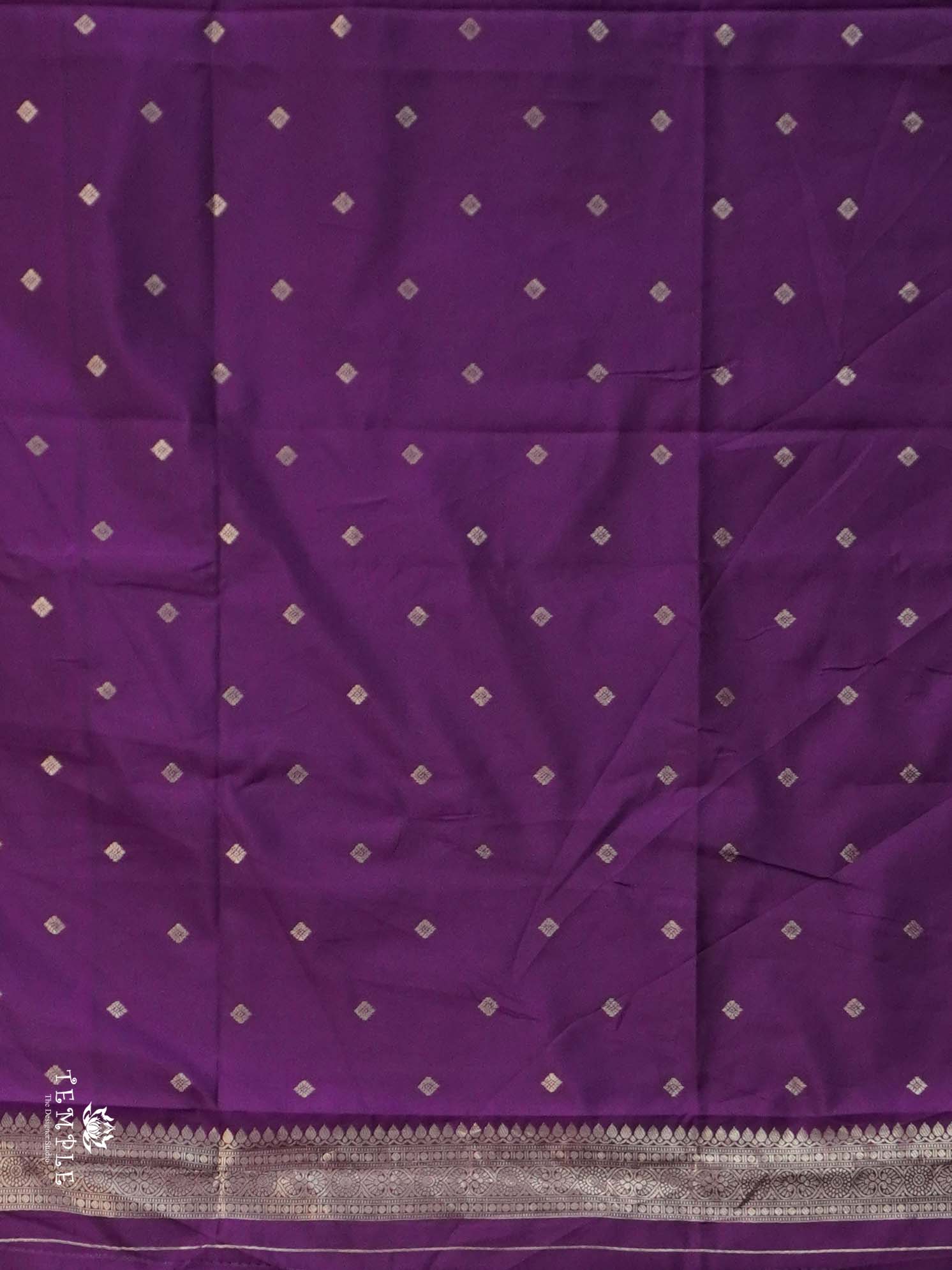 Semi Silk Saree With Zari Weaving Border | TTDS2642