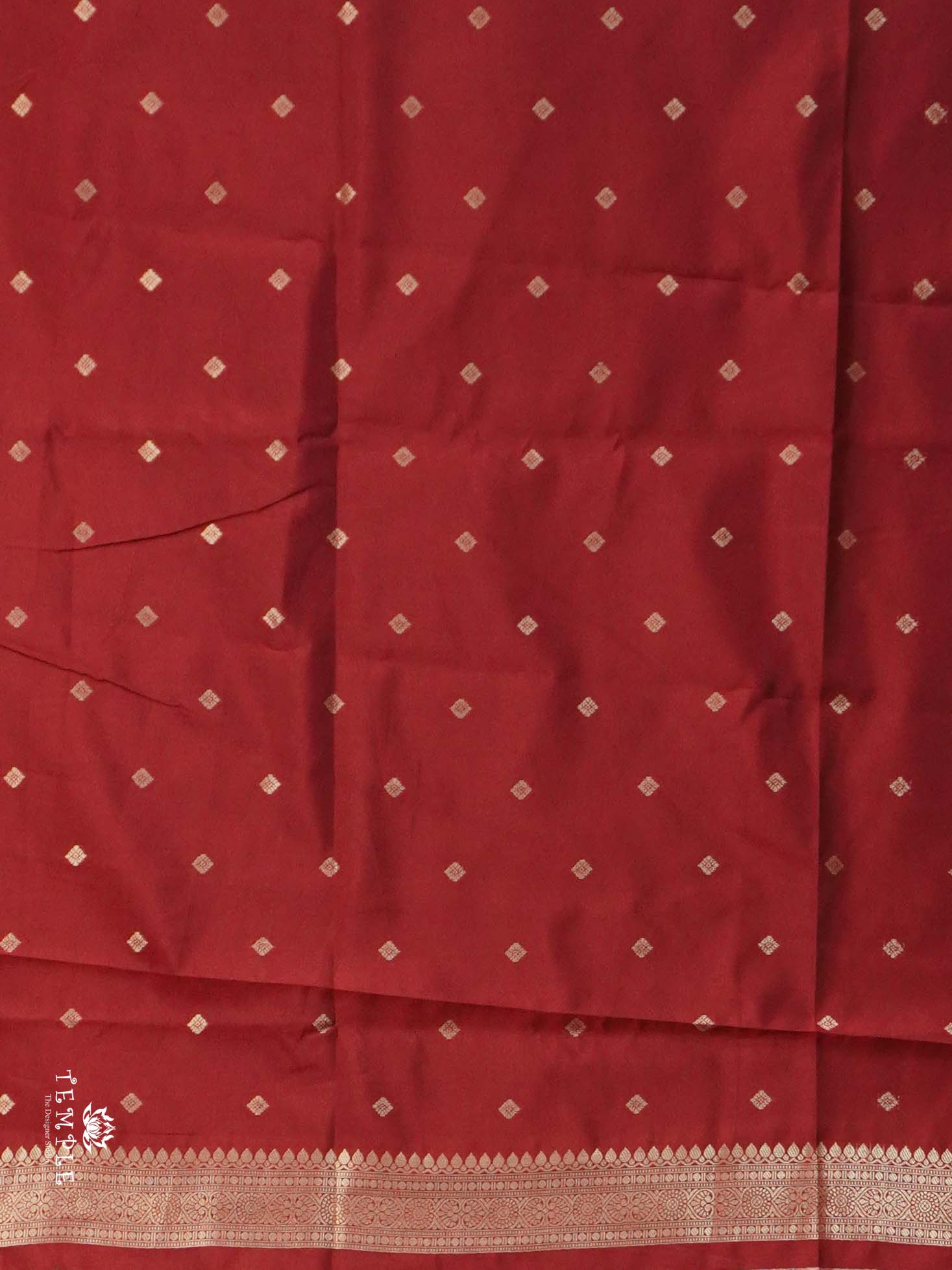 Semi Silk Saree With Zari Weaving Border | TTDS2642