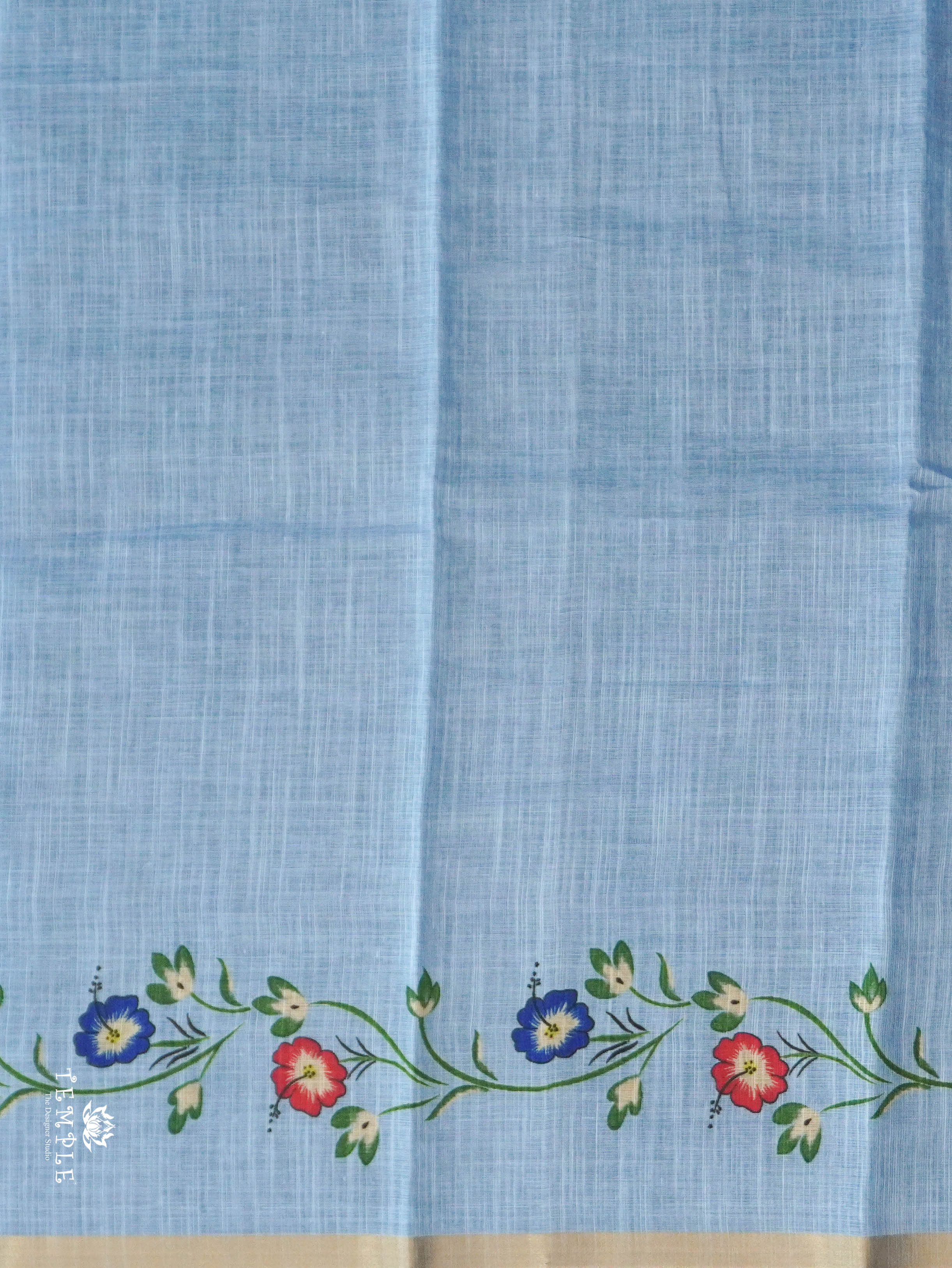 Linen Cotton Saree | TTDS3120