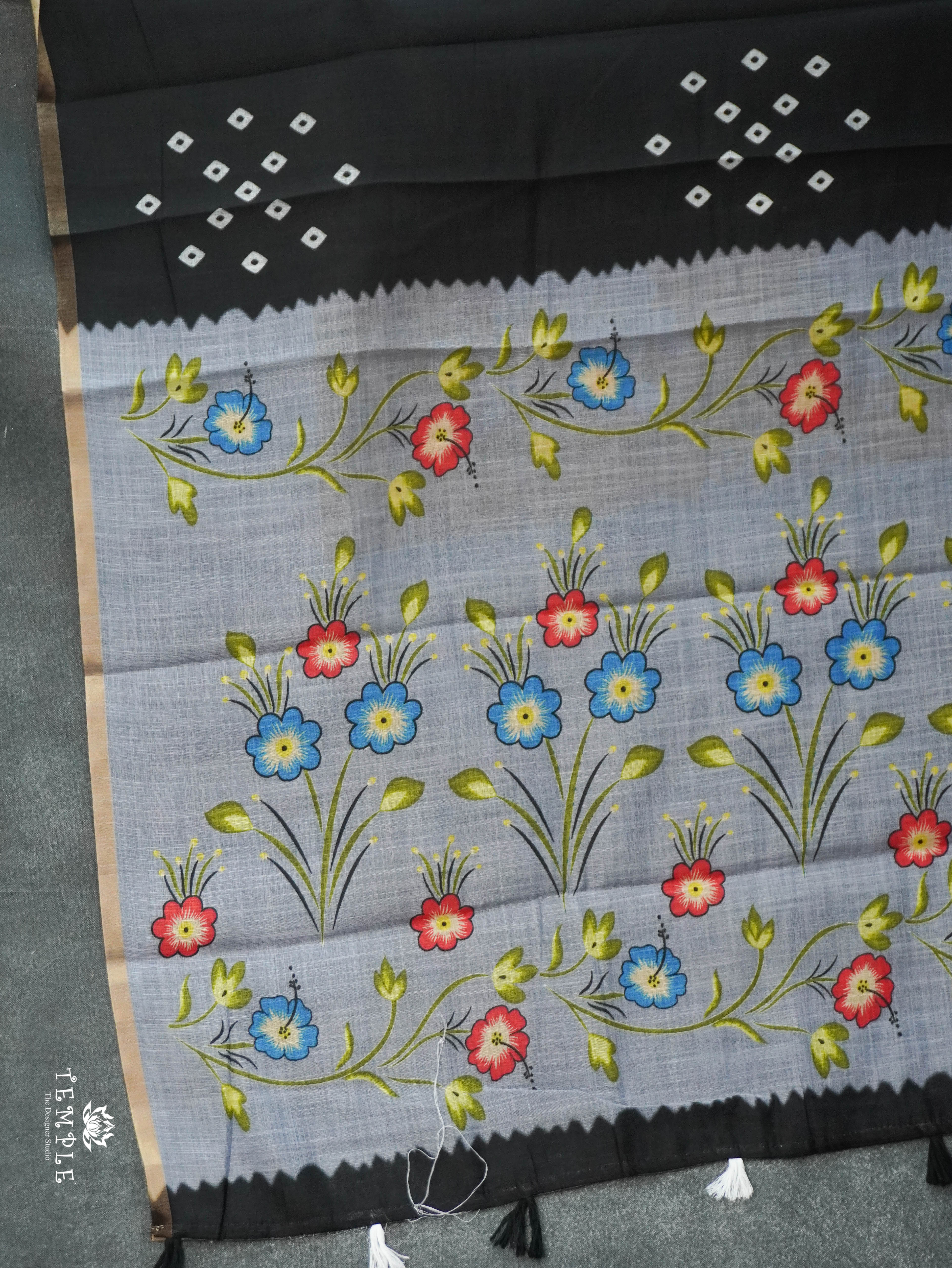 Linen Cotton Saree | TTDS3120| PRE BOOKING