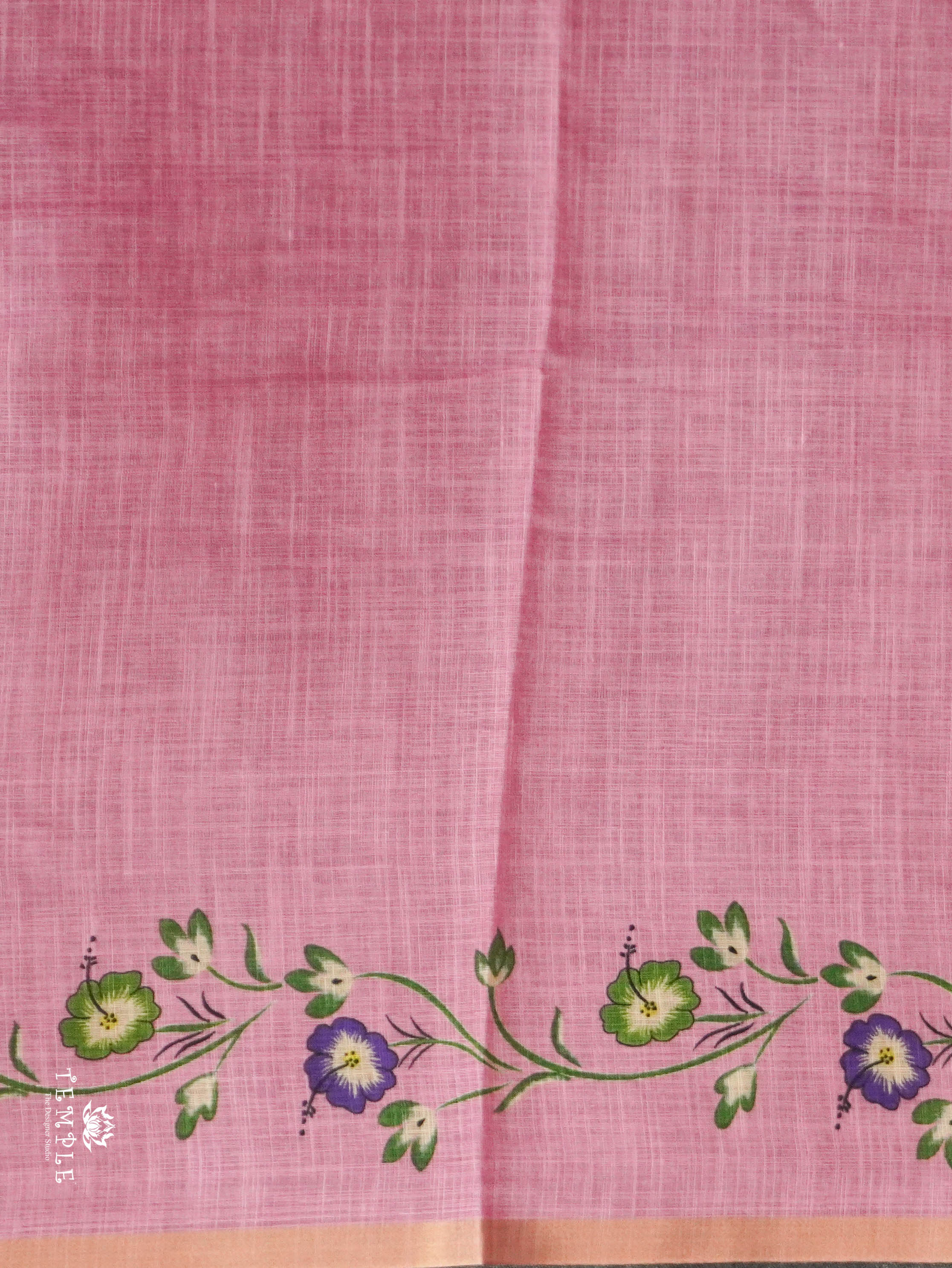 Linen Cotton Saree | TTDS3120