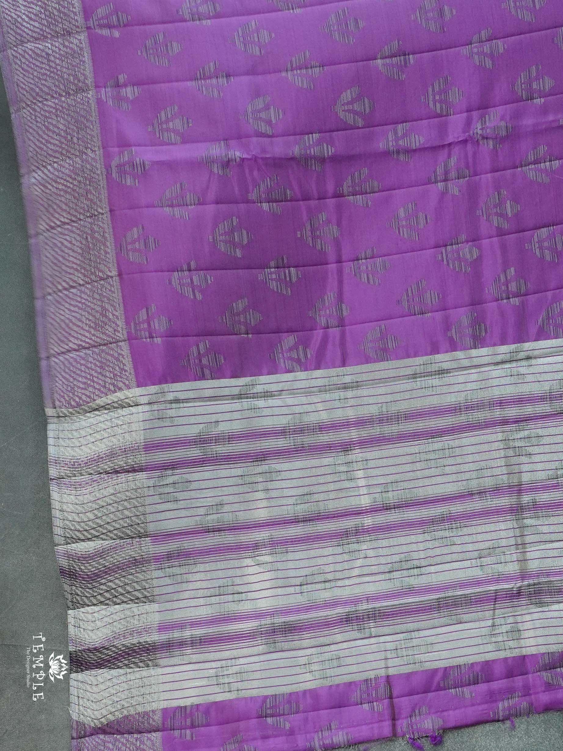 Tussar Silk Saree With Satin Border | TTDS2632 | Design 2