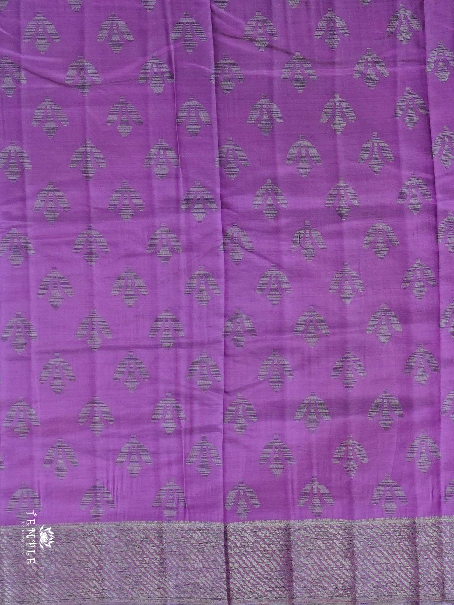Tussar Silk Saree With Satin Border | TTDS2632 | Design 2