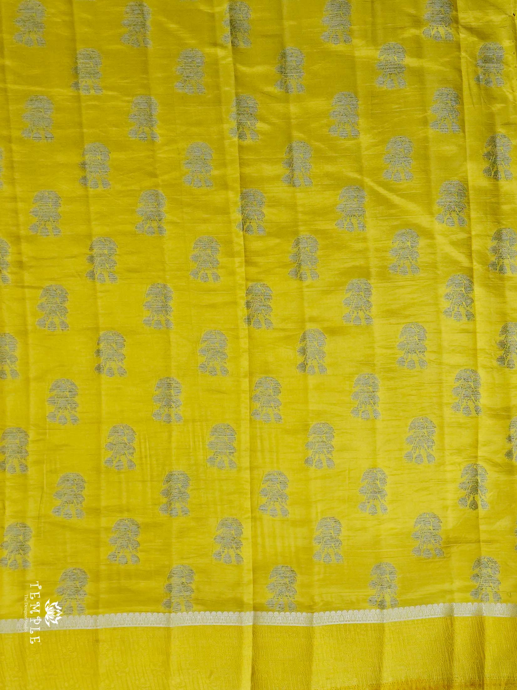 Tussar Silk Saree With Satin Border | TTDS2631 | Design 1