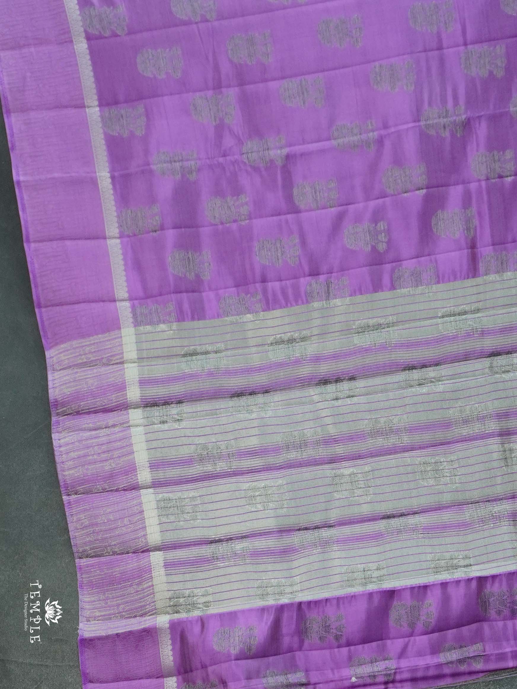 Tussar Silk Saree With Satin Border | TTDS2631 | Design 1