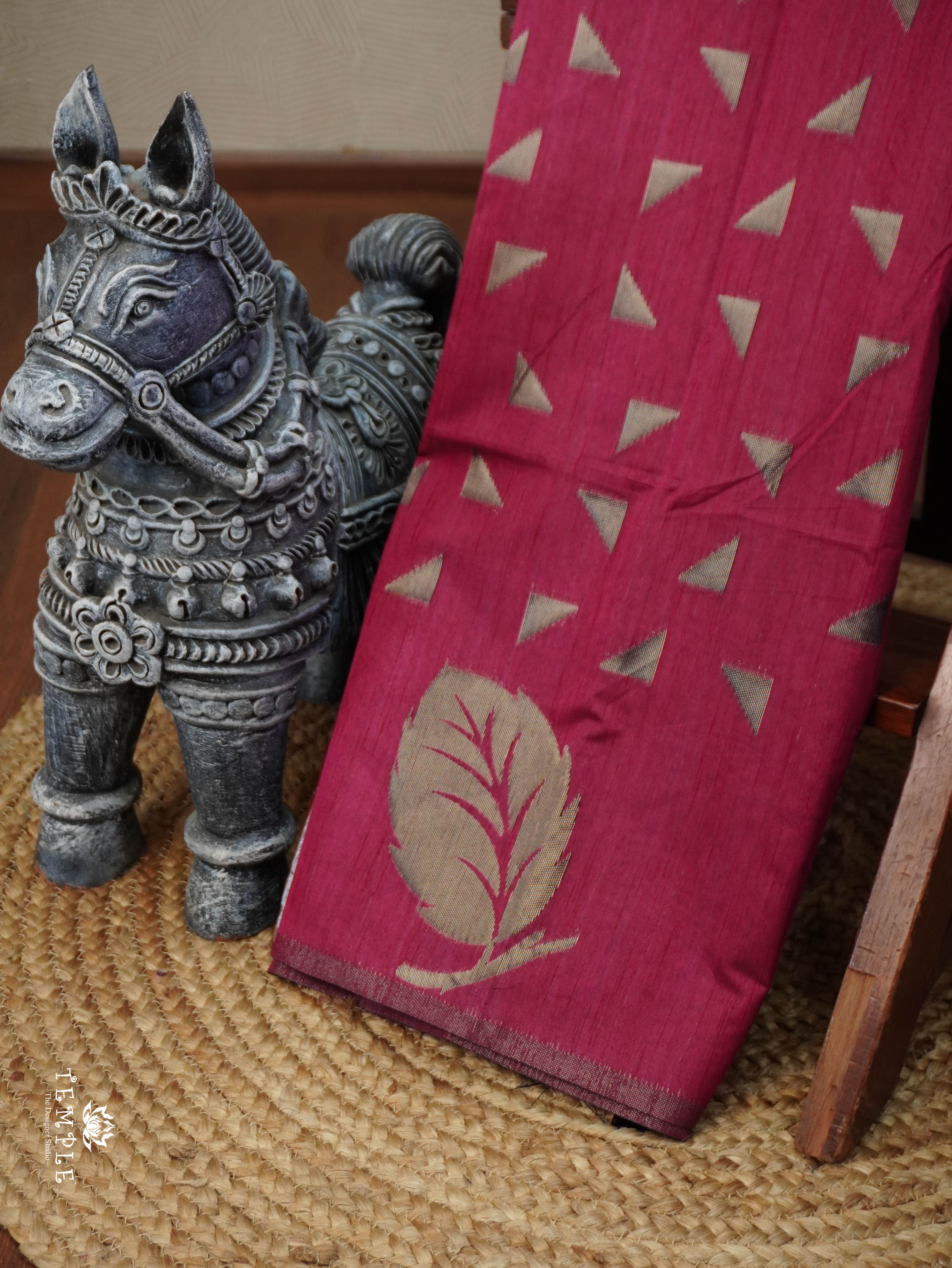 Semi Tussar Silk Saree | TTDS3126