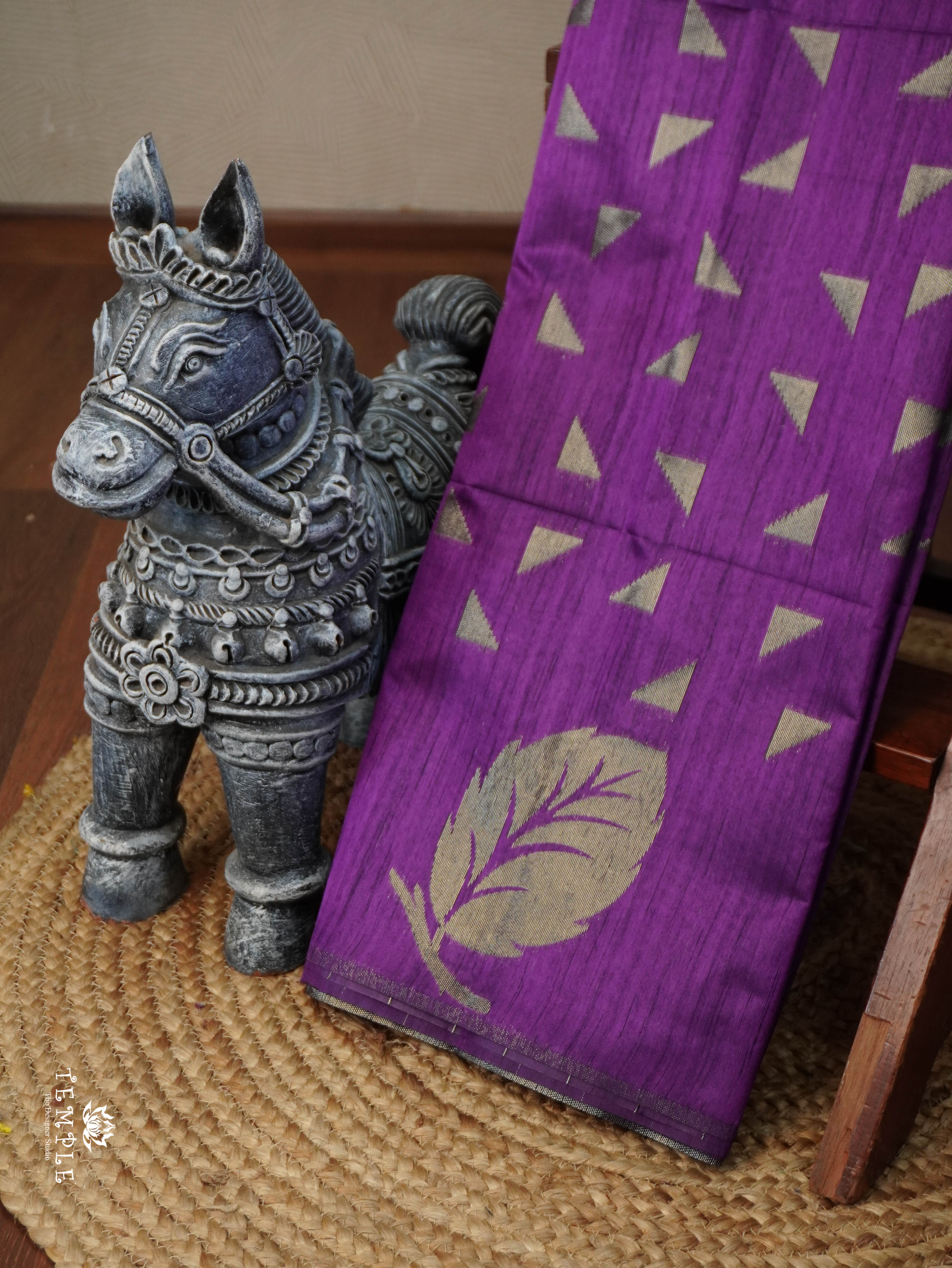 Semi Tussar Silk Saree | TTDS3126