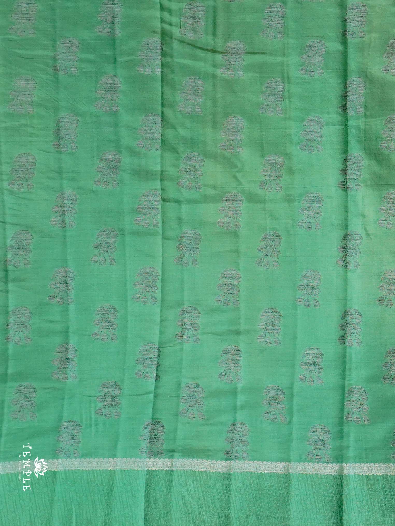 Tussar Silk Saree With Satin Border | TTDS2631 | Design 1