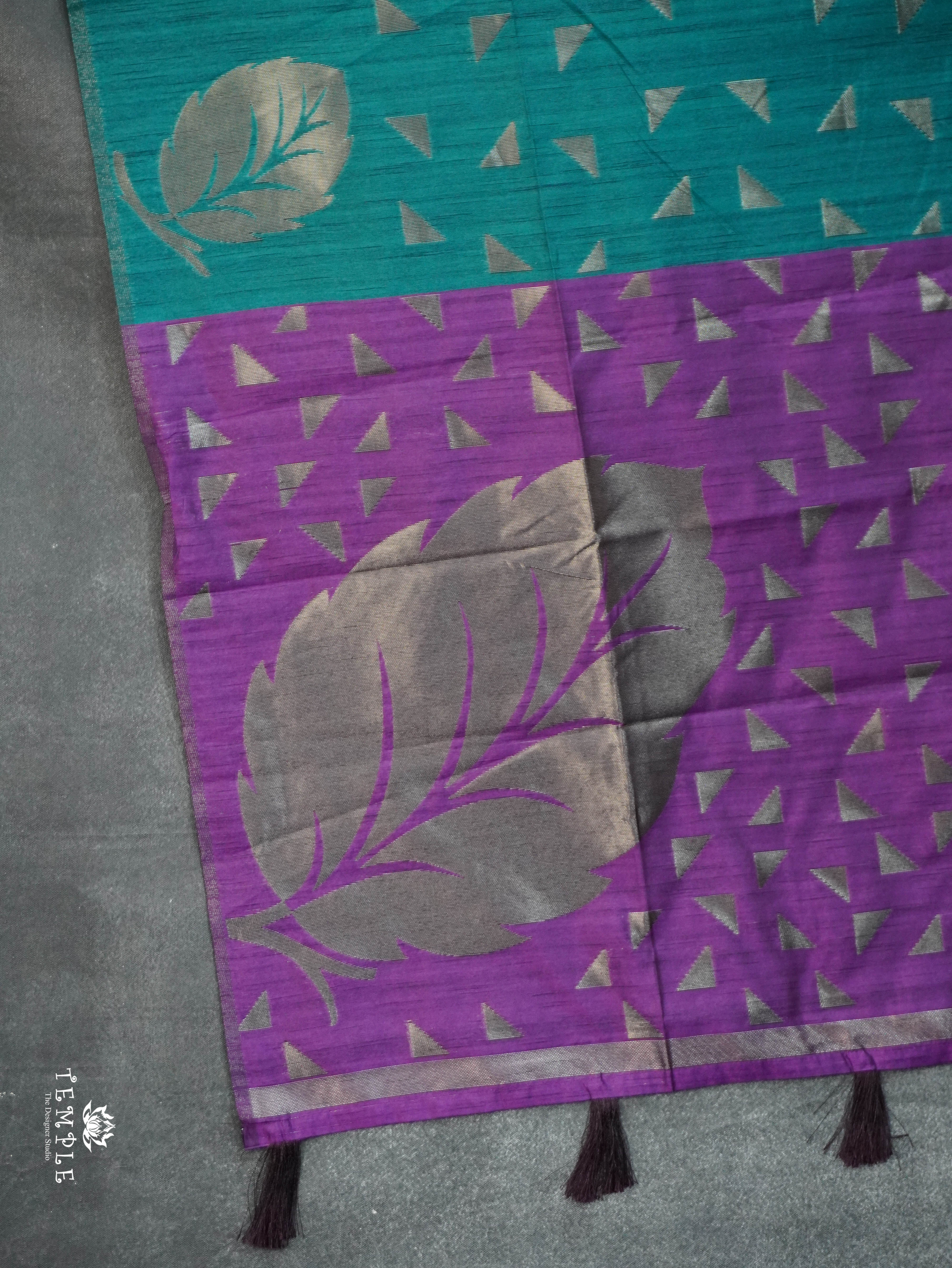 Semi Tussar Silk Saree | TTDS3126