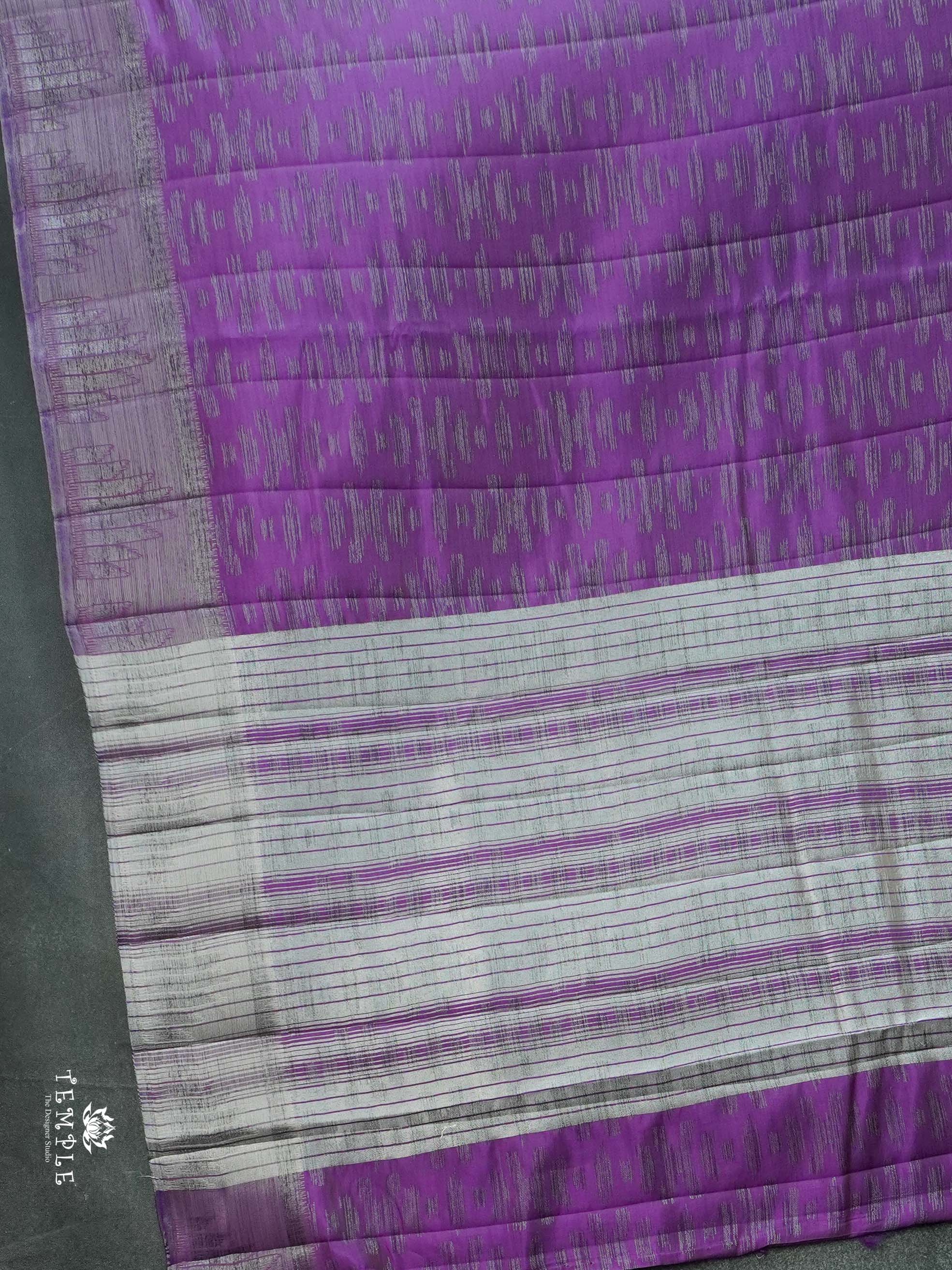 Tussar Silk Saree With Satin Border | TTDS2633 | Design 3