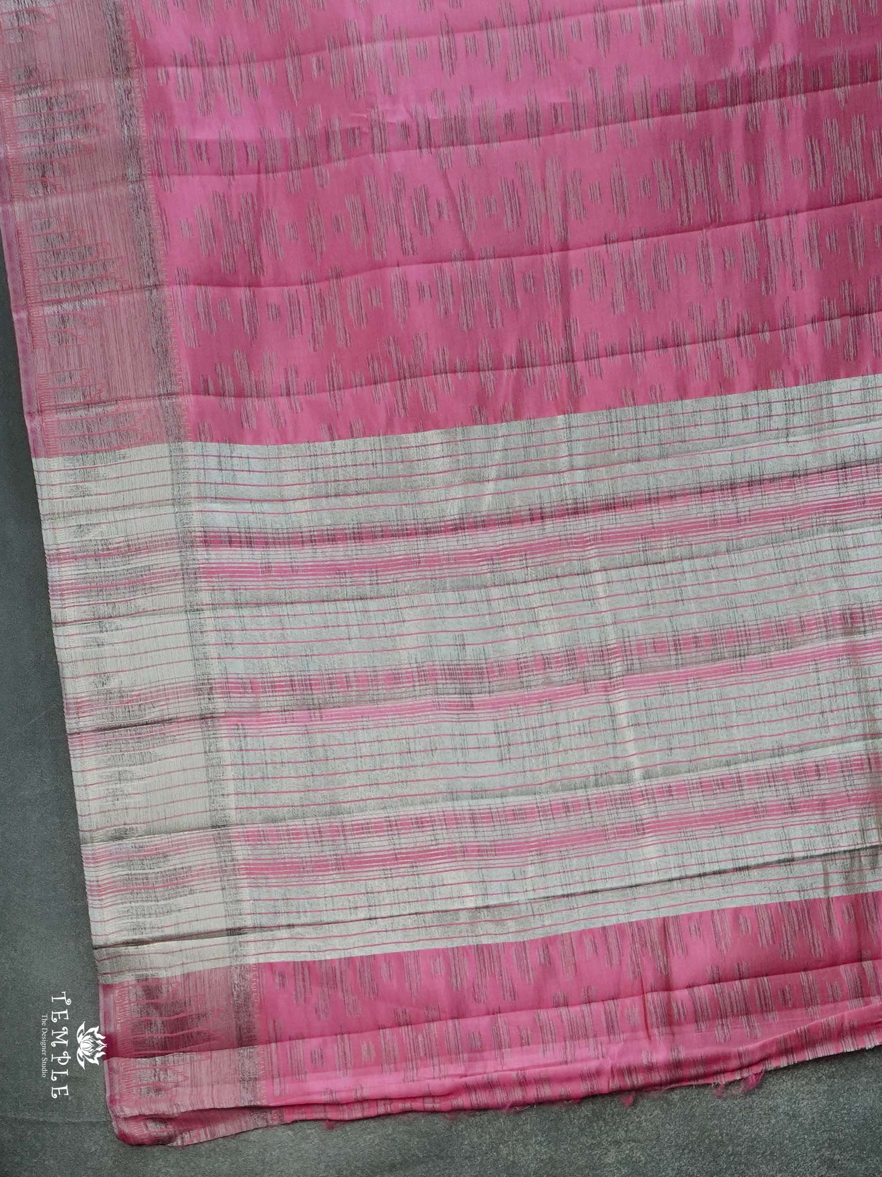 Tussar Silk Saree With Satin Border | TTDS2633 | Design 3