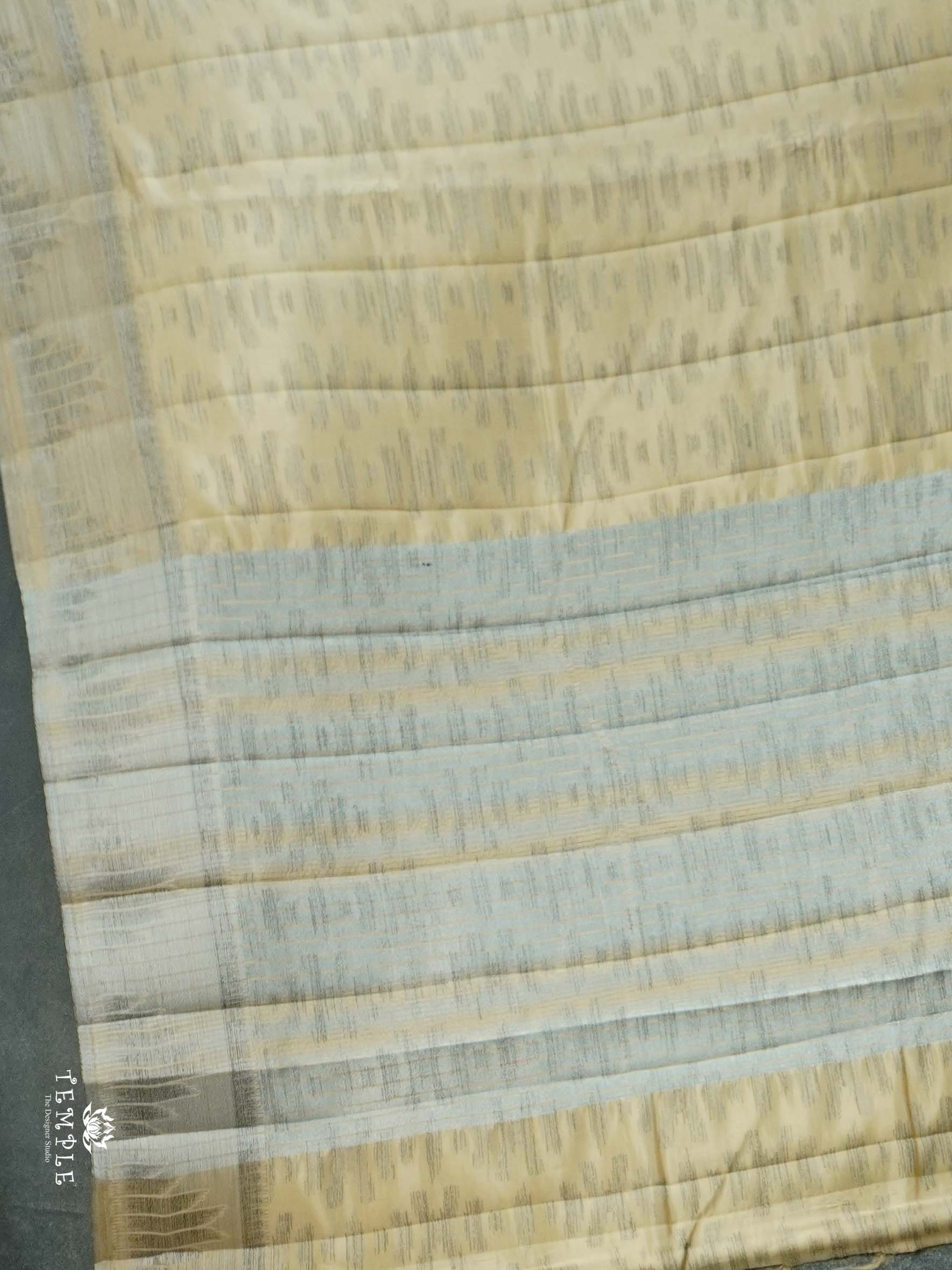 Tussar Silk Saree With Satin Border | TTDS2633 | Design 3