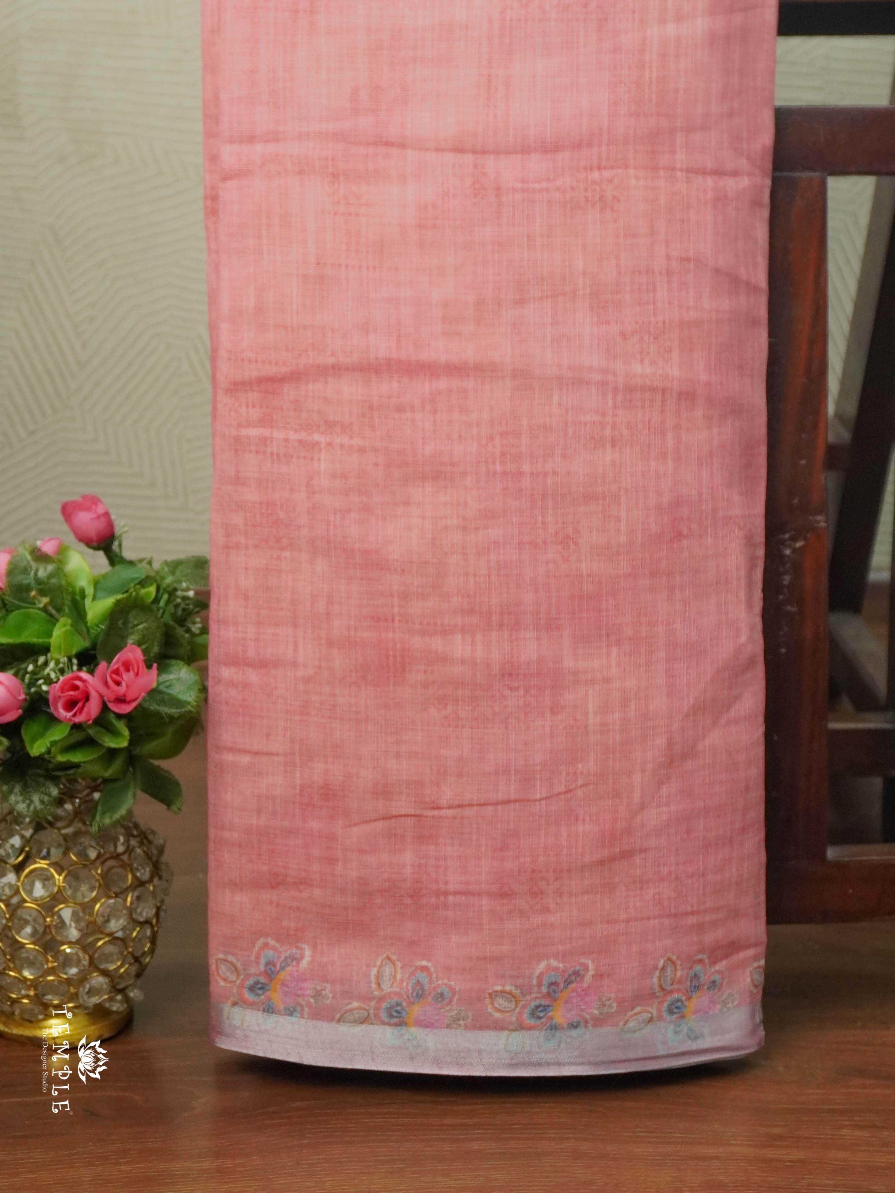 Chanderi Cotton Saree | TTDS2638