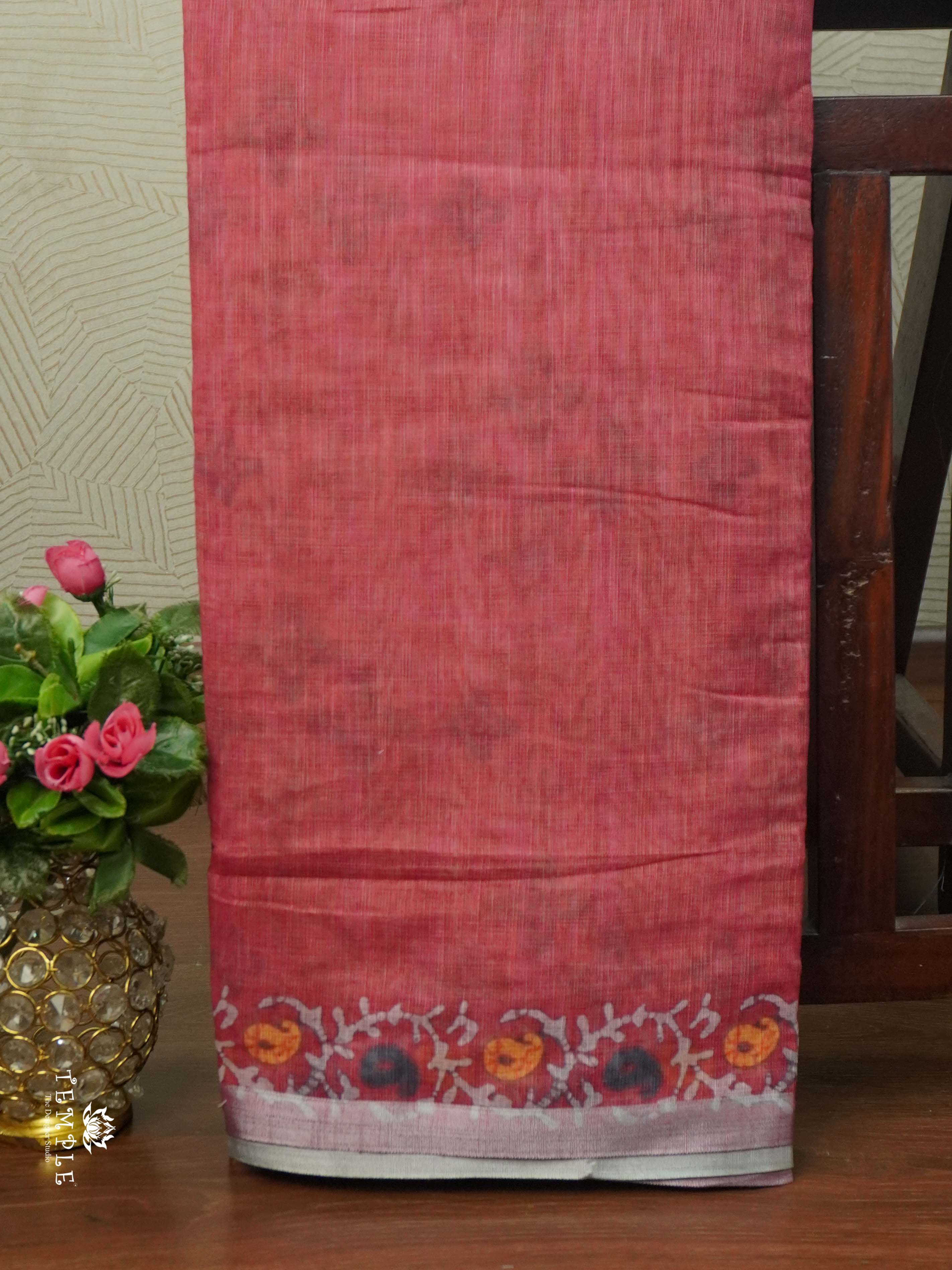 Chanderi Cotton Saree | TTDS2638