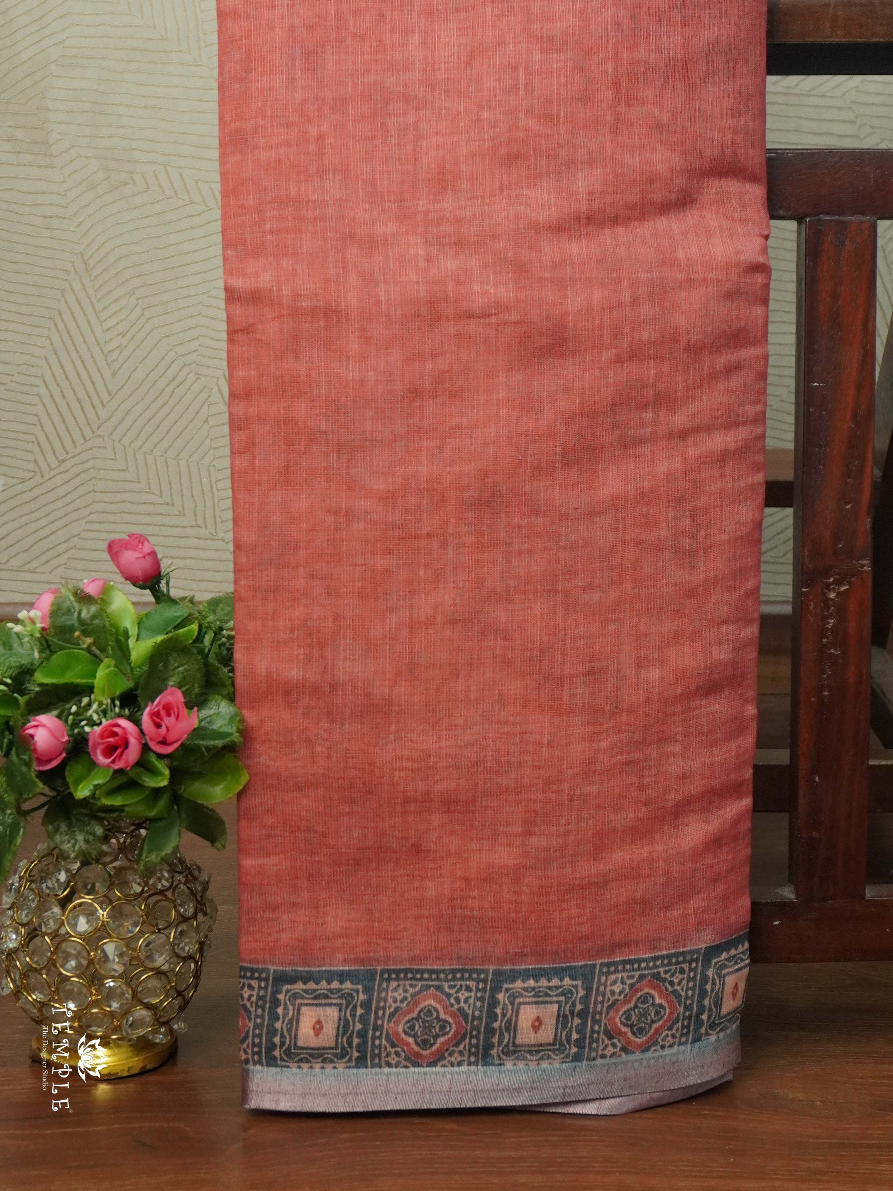 Chanderi Cotton Saree | TTDS2638