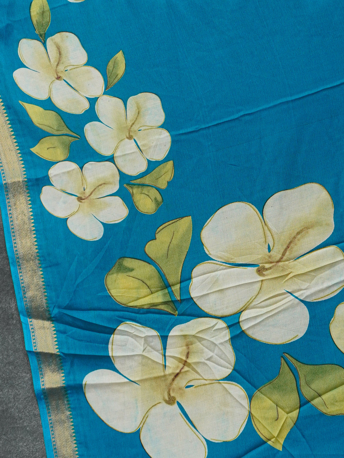 Semi Mysore Crepe Saree | TTDS3541