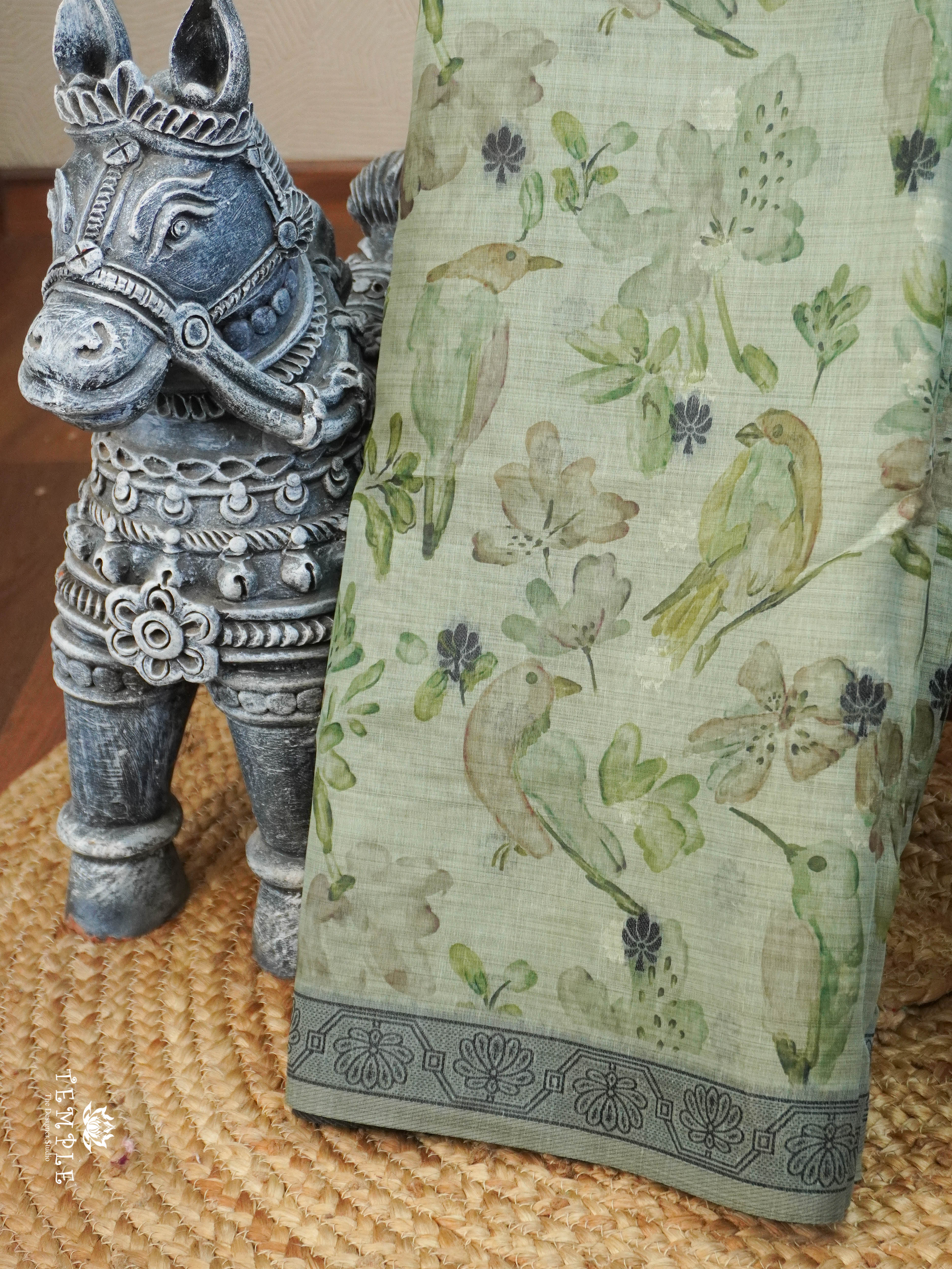Chanderi Cotton Saree | TTDS3132
