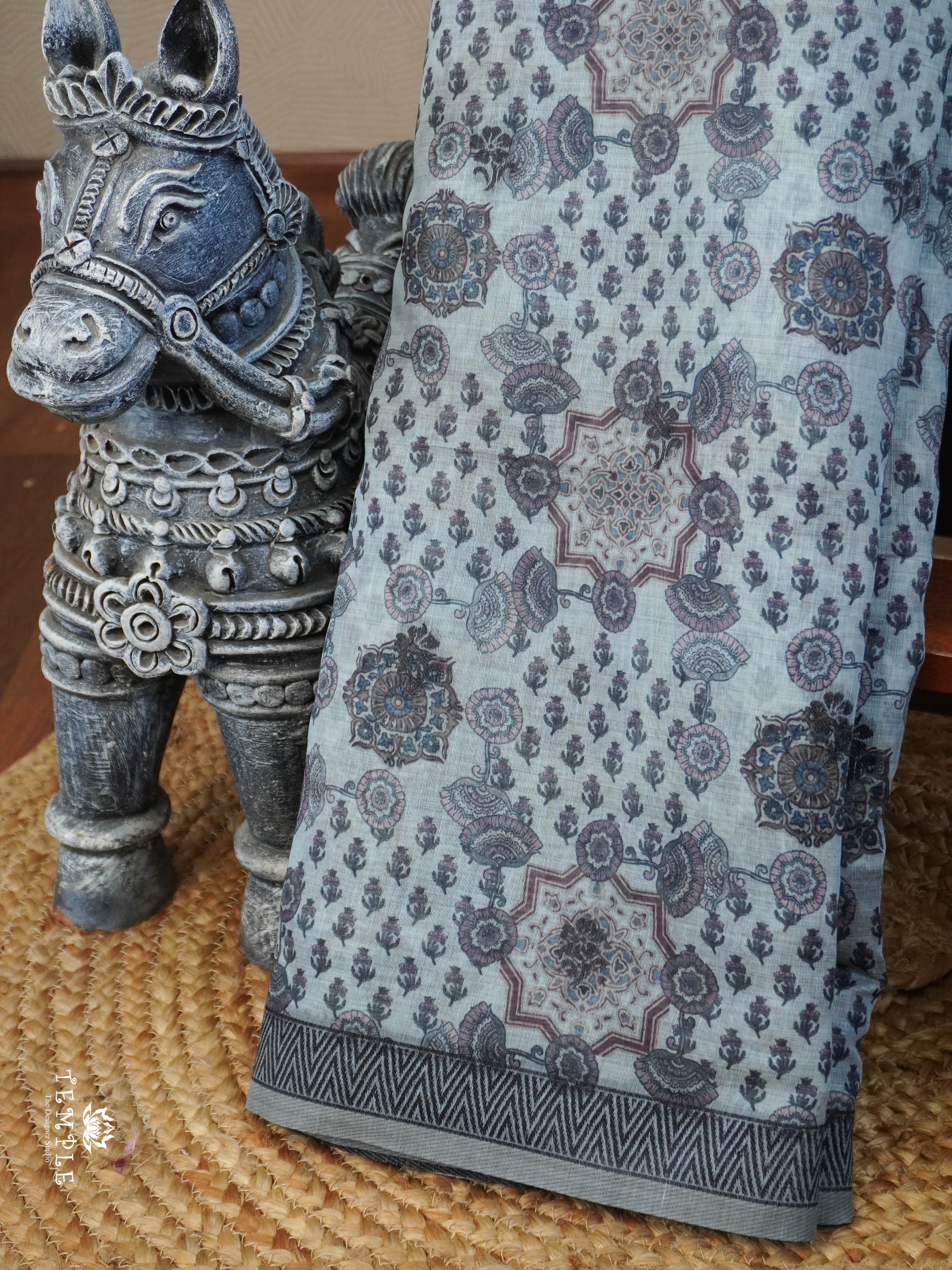 Chanderi Cotton Saree | TTDS3133
