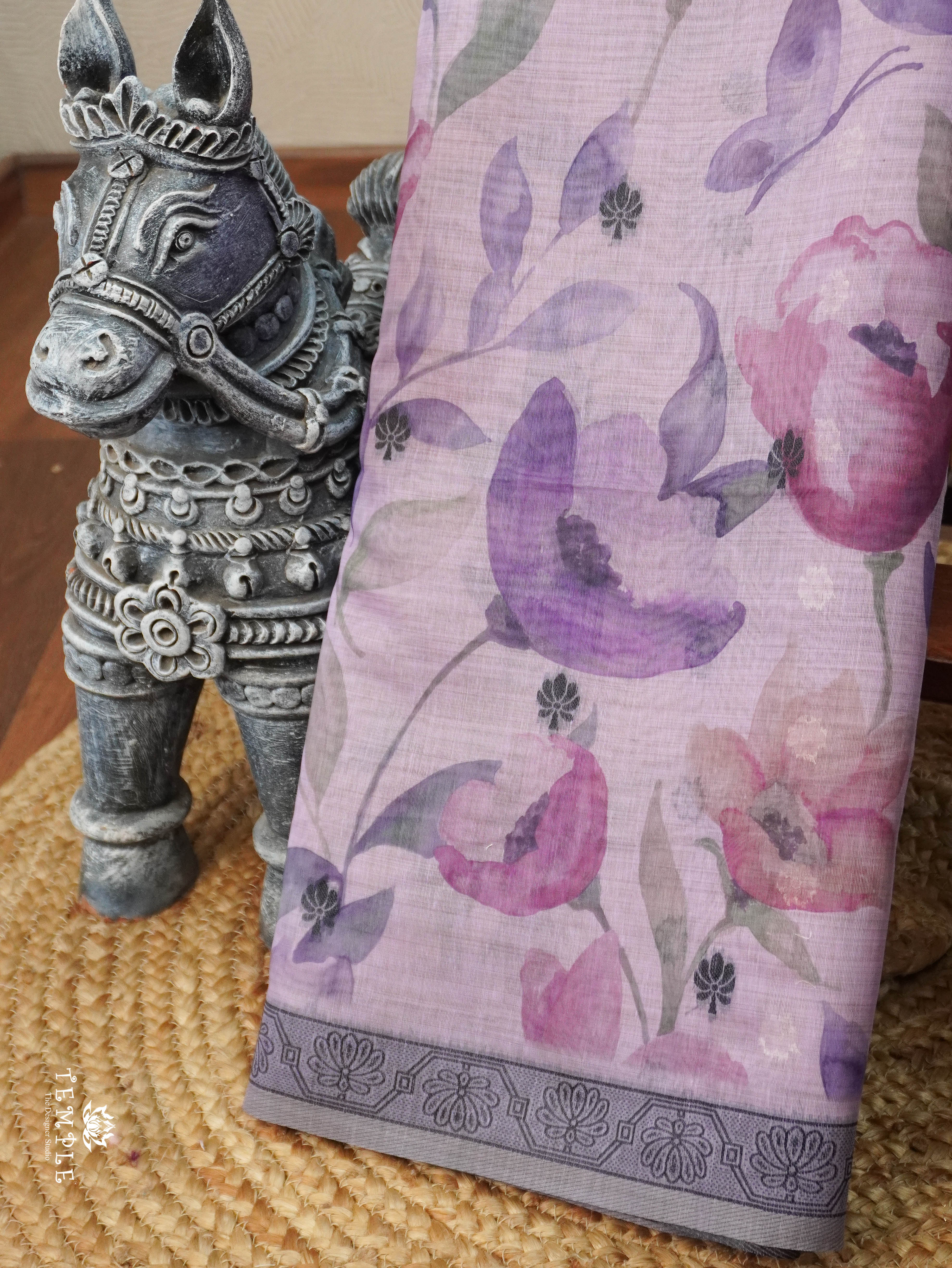 Chanderi Cotton Saree | TTDS3136