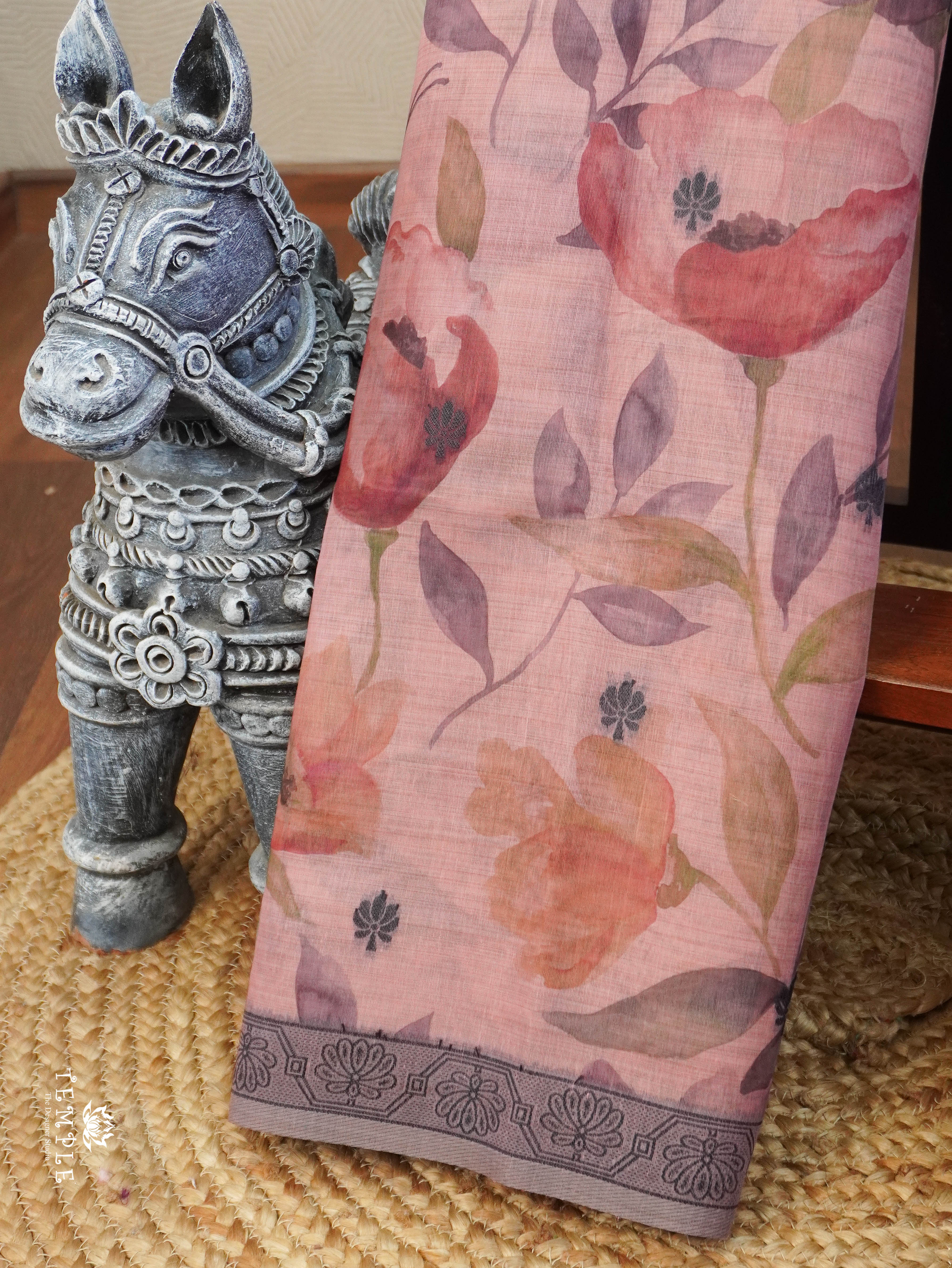 Chanderi Cotton Saree | TTDS3136
