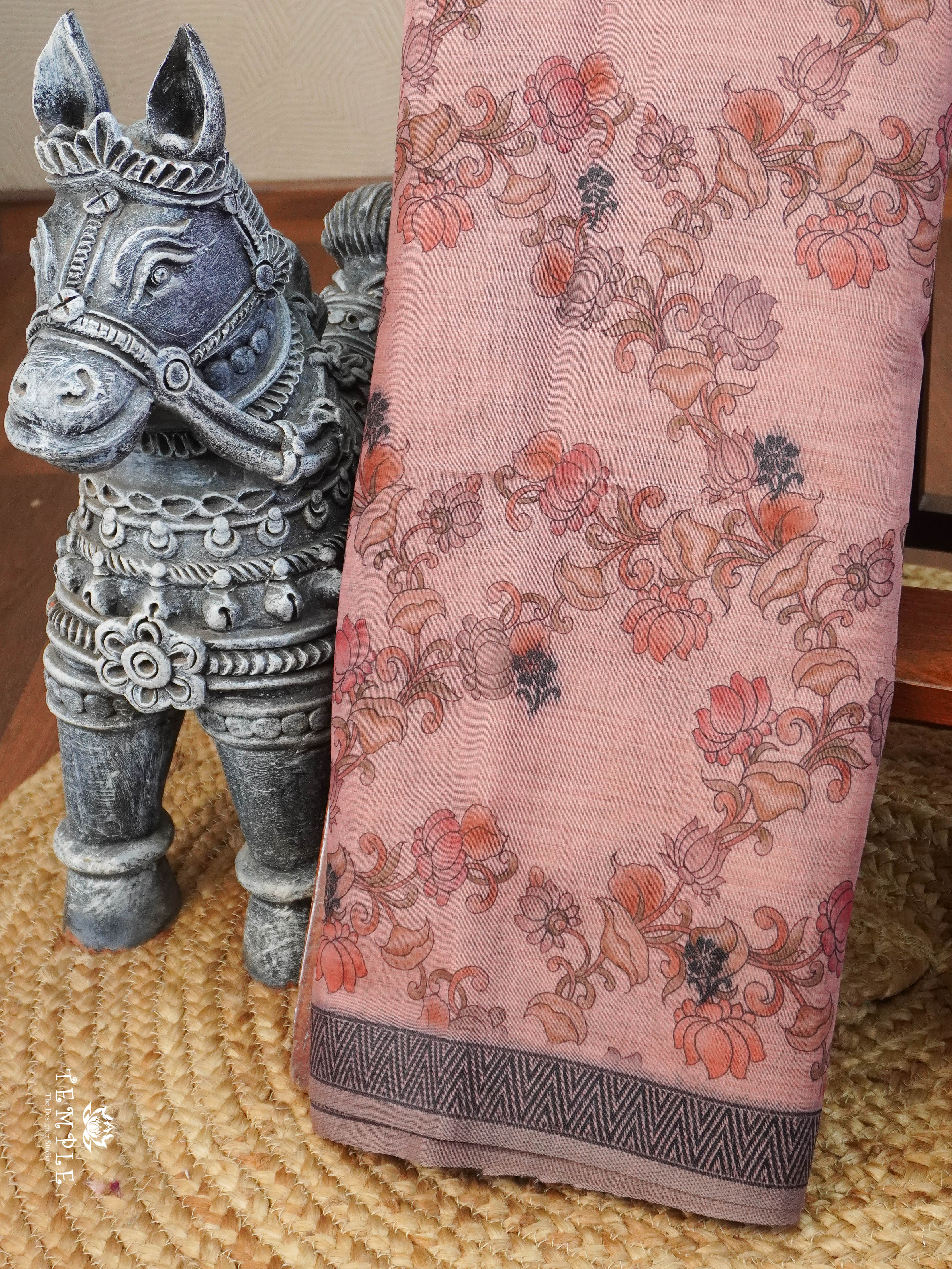 Chanderi Cotton Saree | TTDS3137
