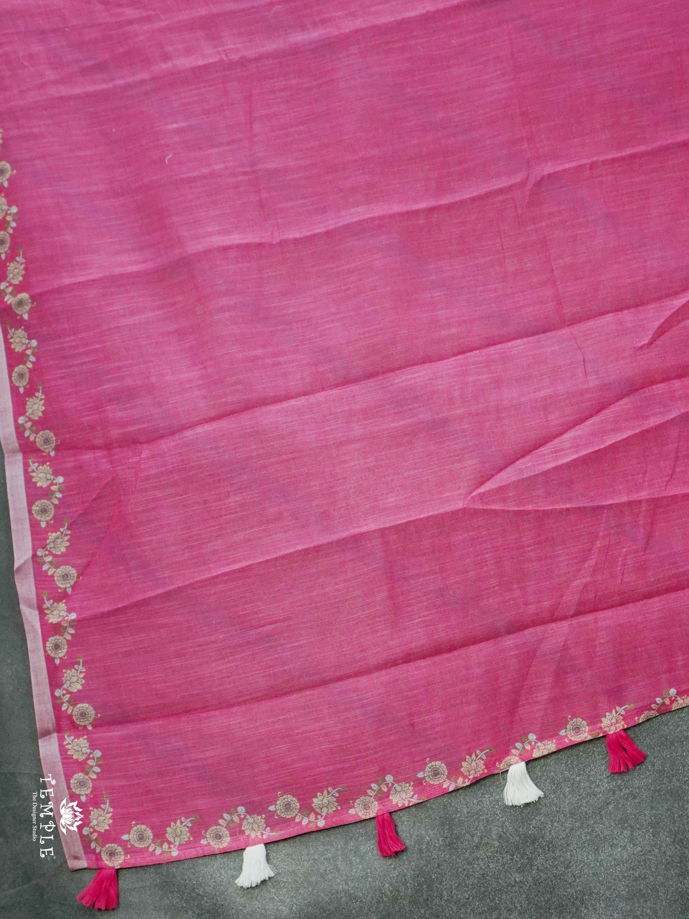 Chanderi Cotton Saree | TTDS2638