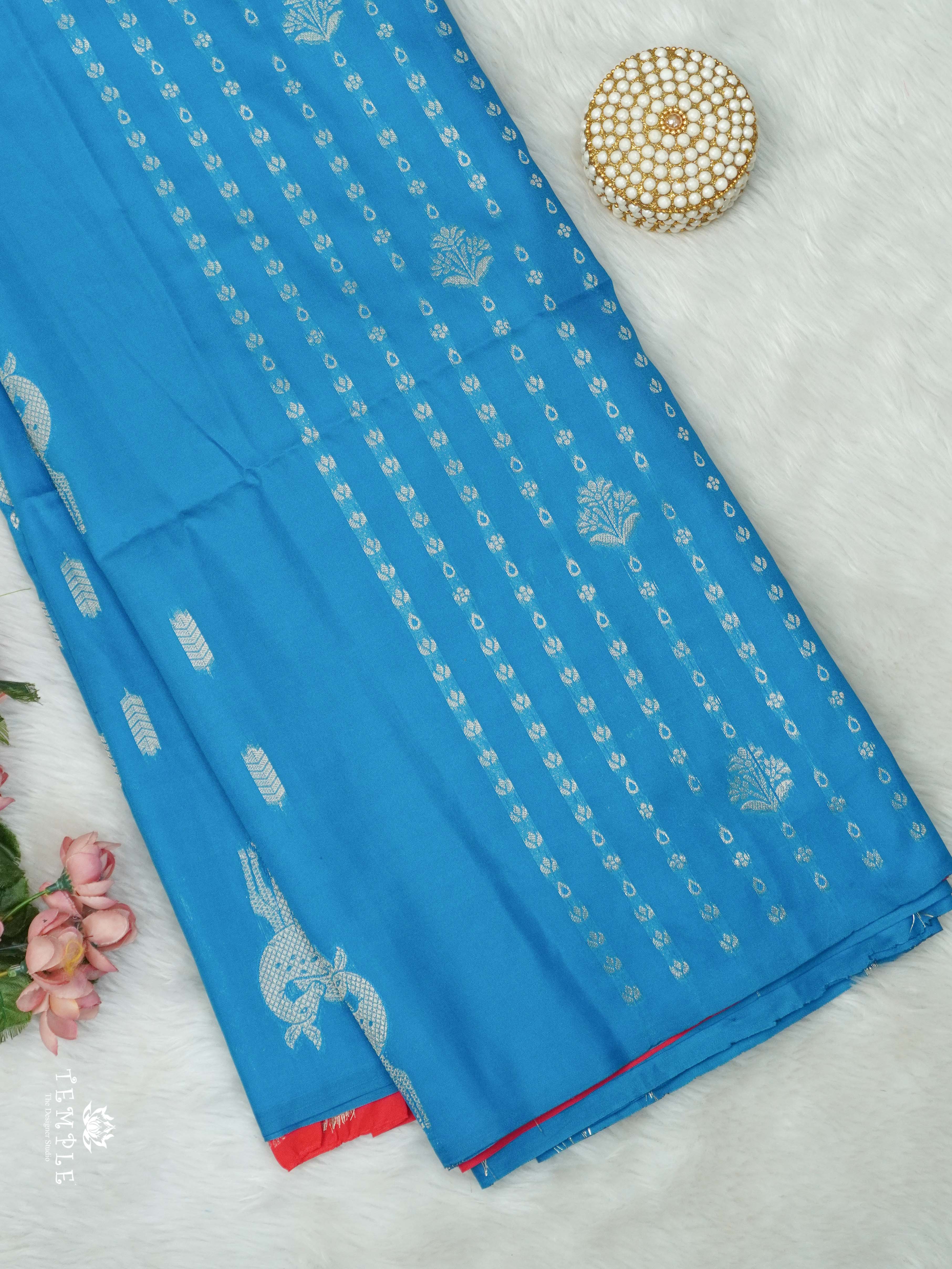 Semi Soft Silk Saree with Deer Motifs | TTDS2648