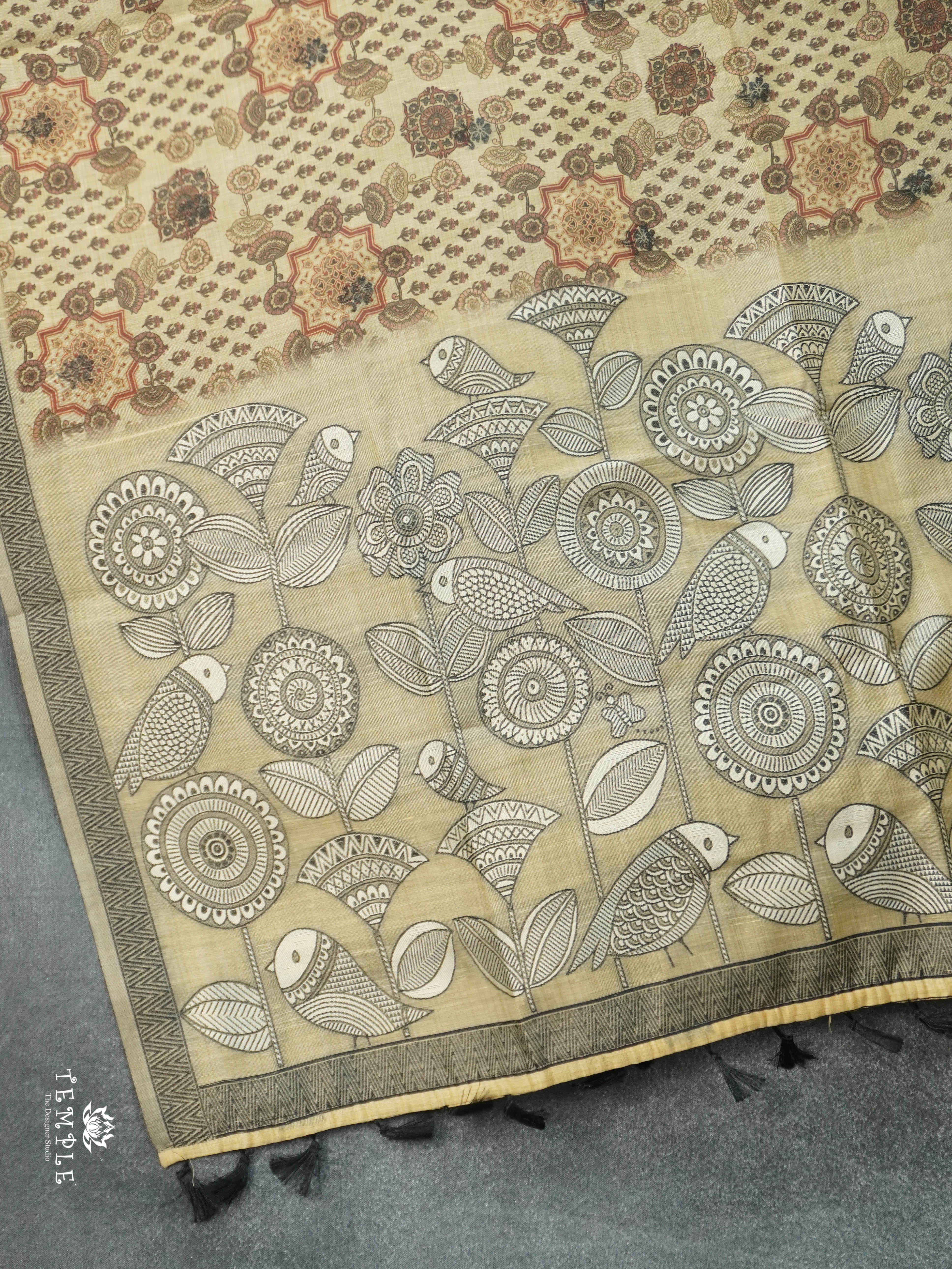 Chanderi Cotton Saree | TTDS3133