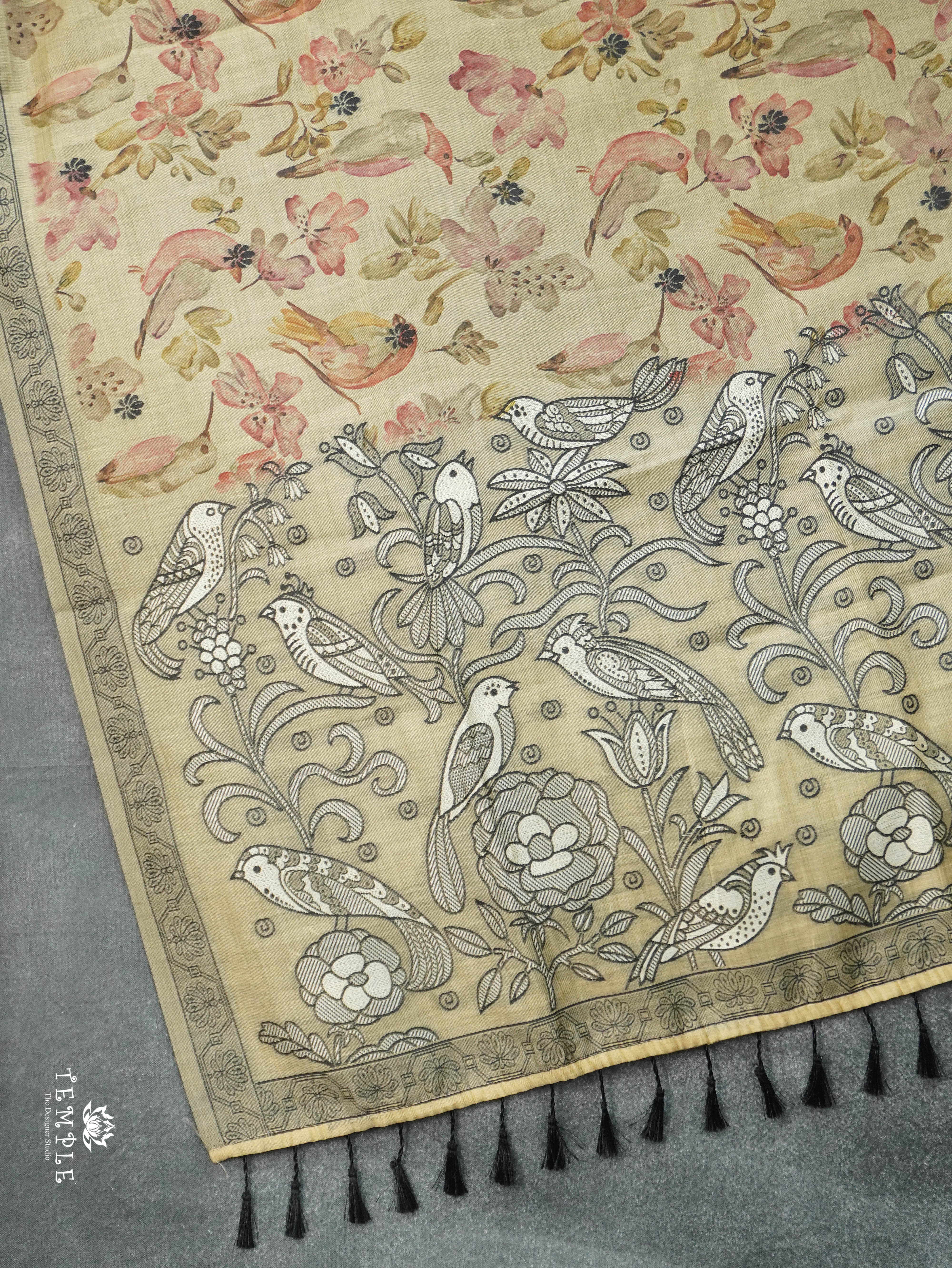 Chanderi Cotton Saree | TTDS3132