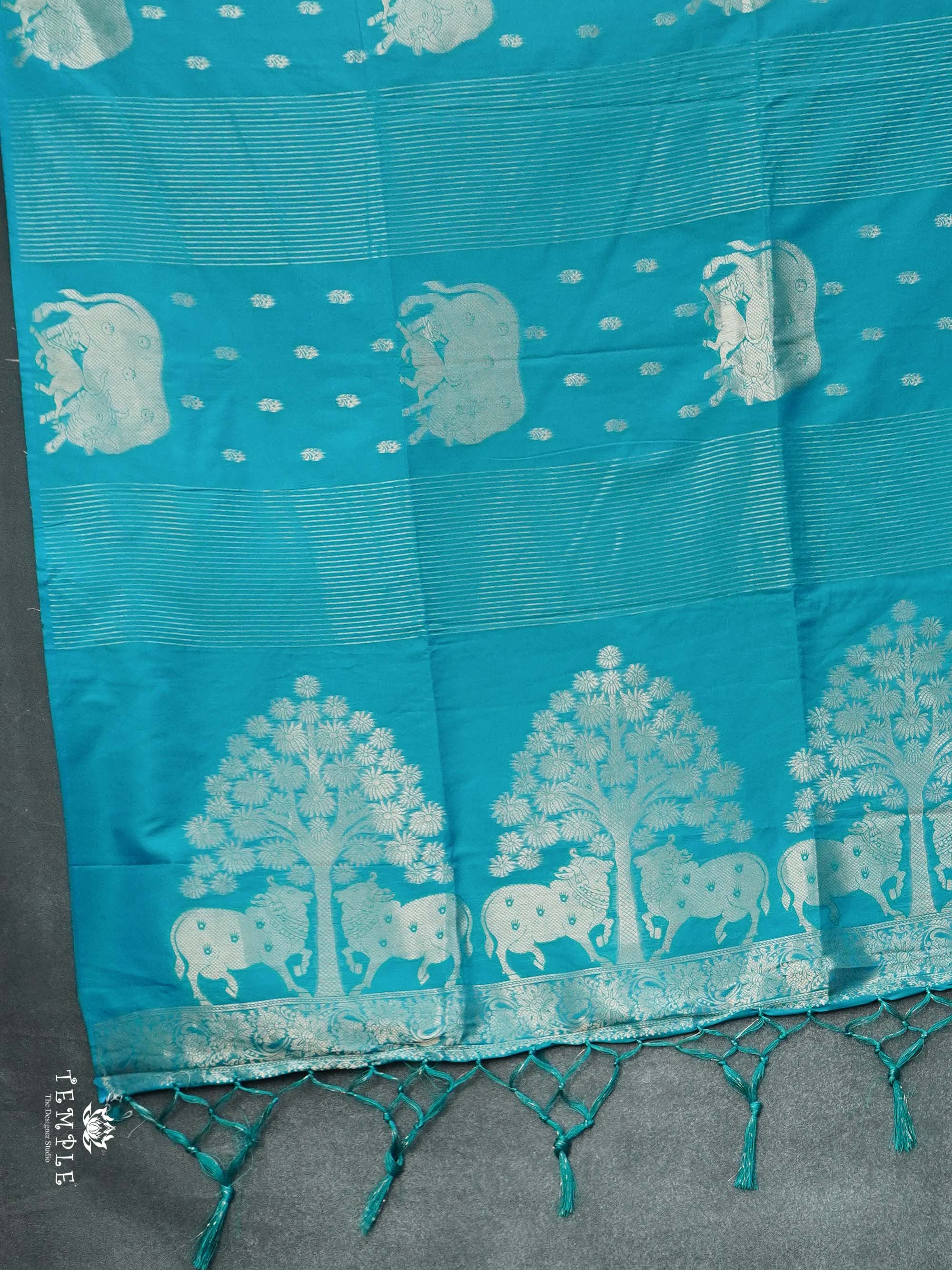 Semi Soft Silk Saree With Pichwai Motifs | TTDS2649