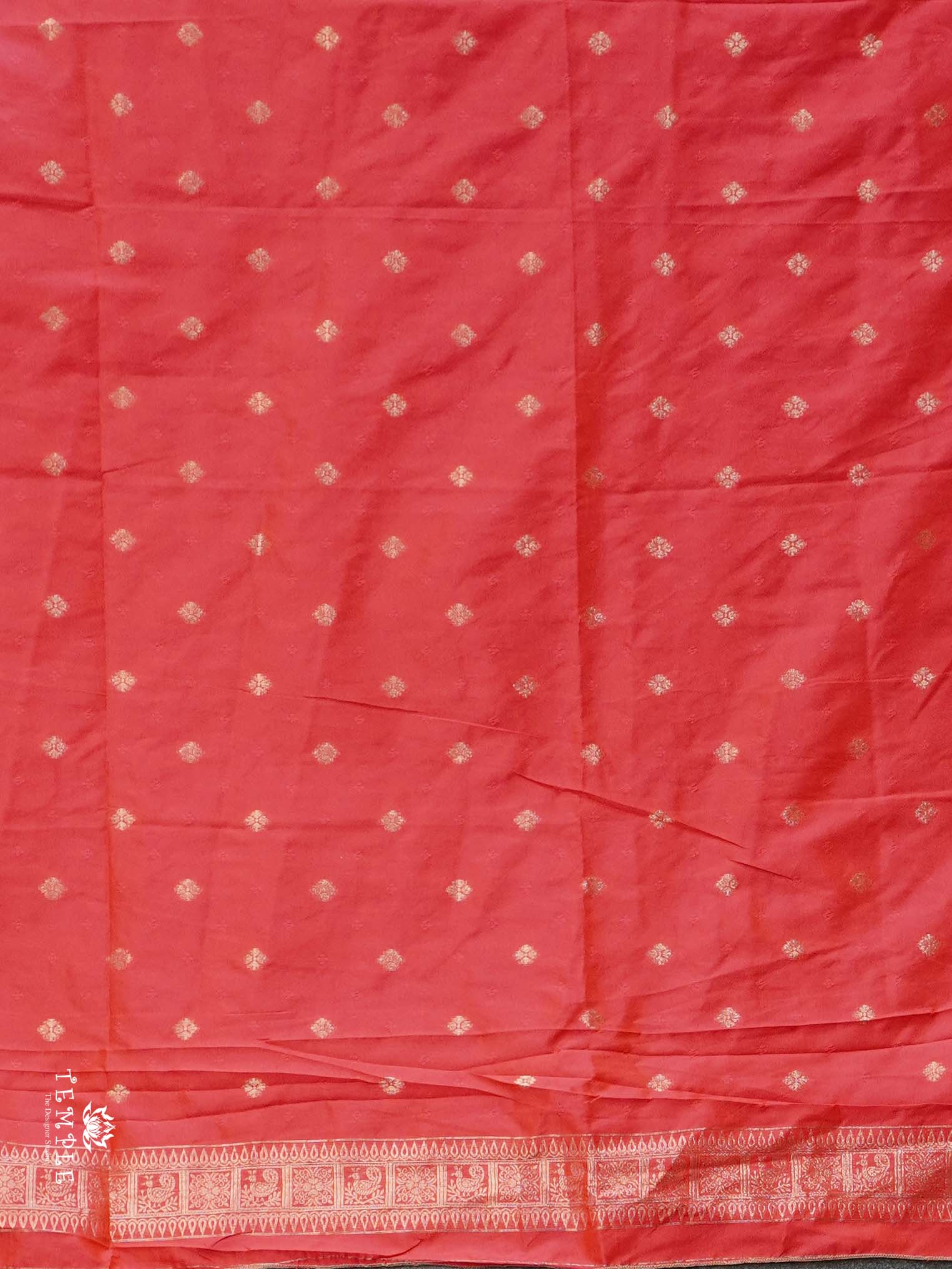 Semi Soft Silk Saree with Deer Motifs | TTDS2648