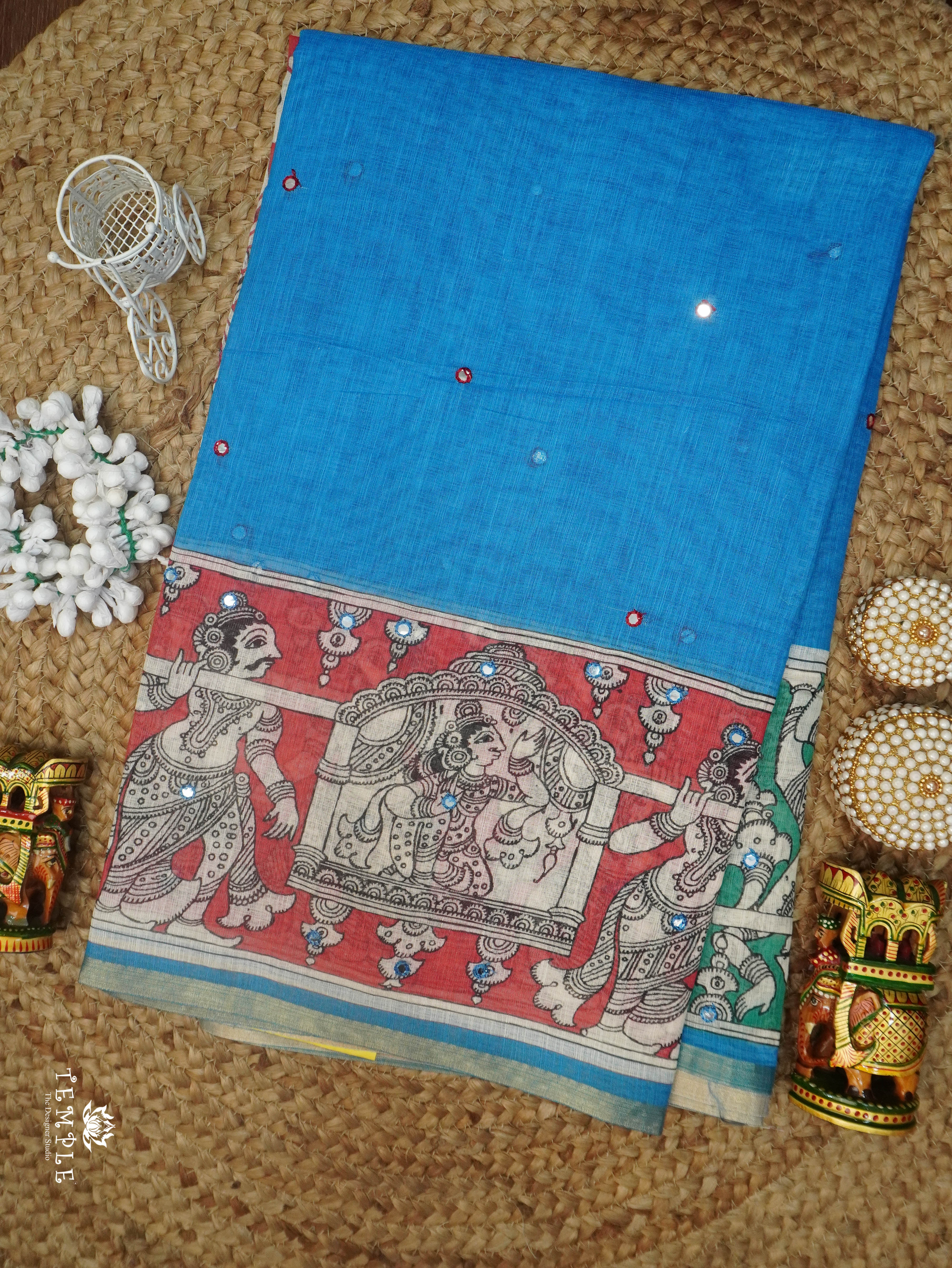 Linen Cotton Saree | TTDS3143