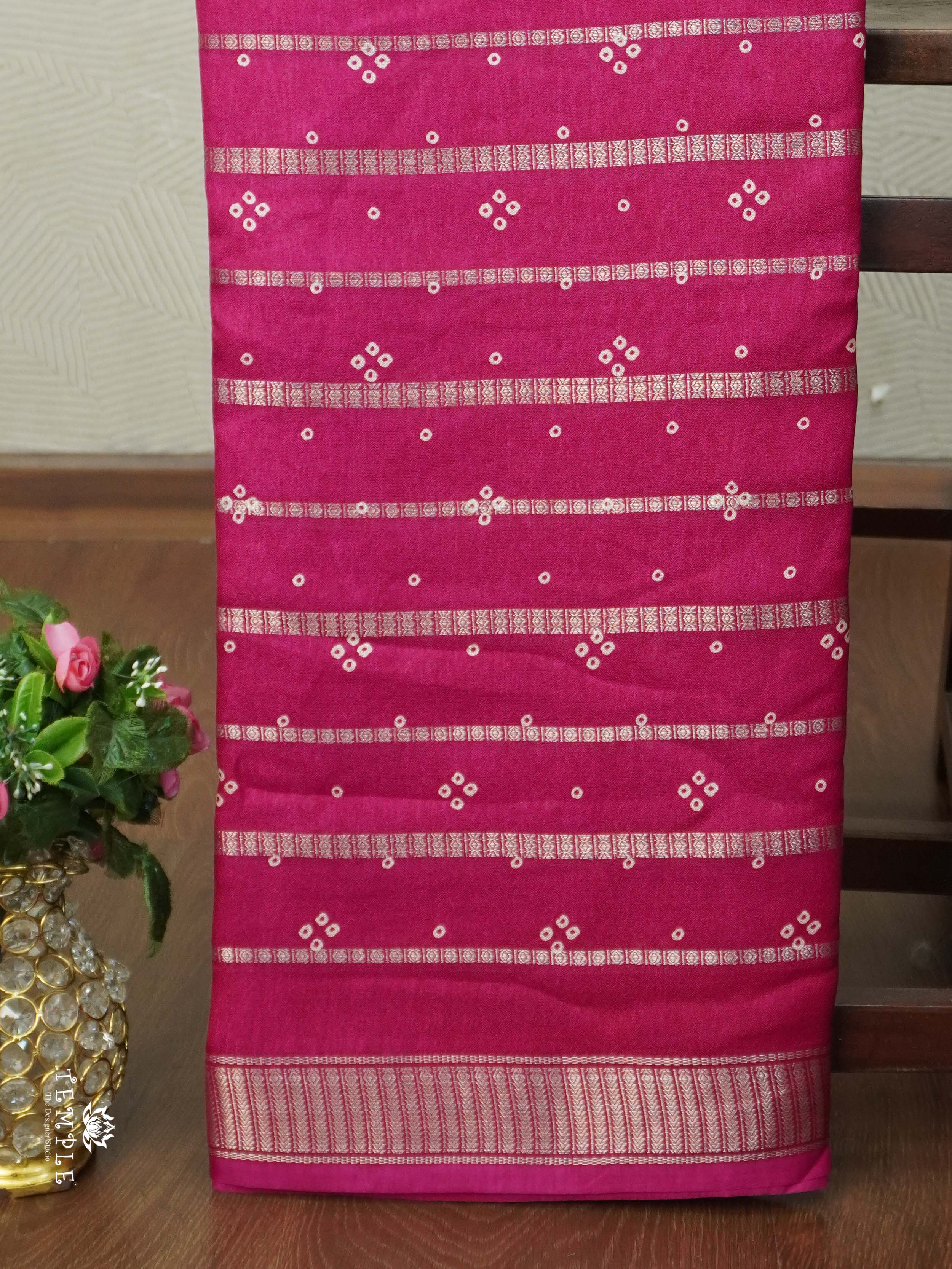 Bandhini Design Georgette Saree | TTDS2644