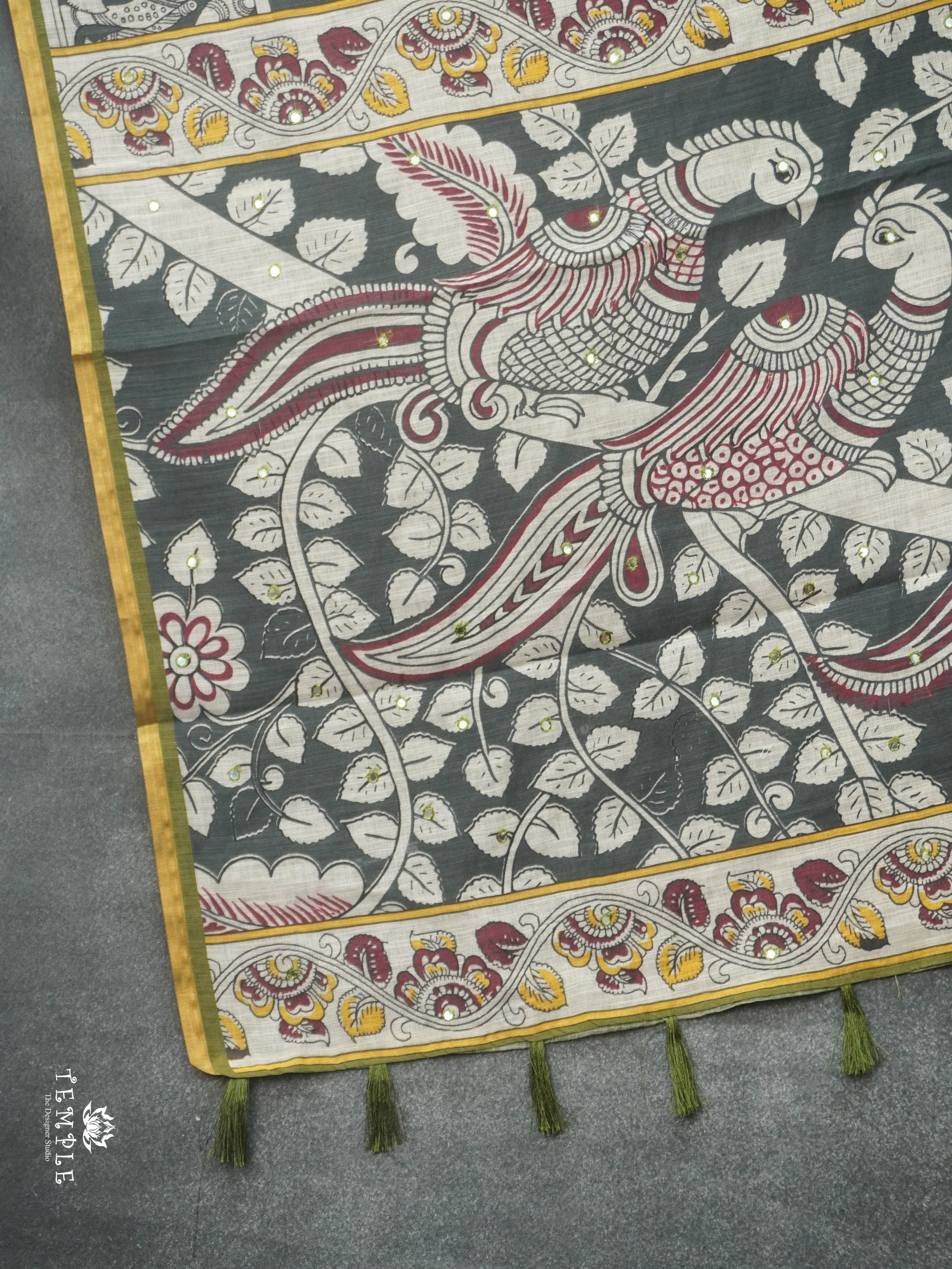 Linen Cotton Saree | TTDS3143