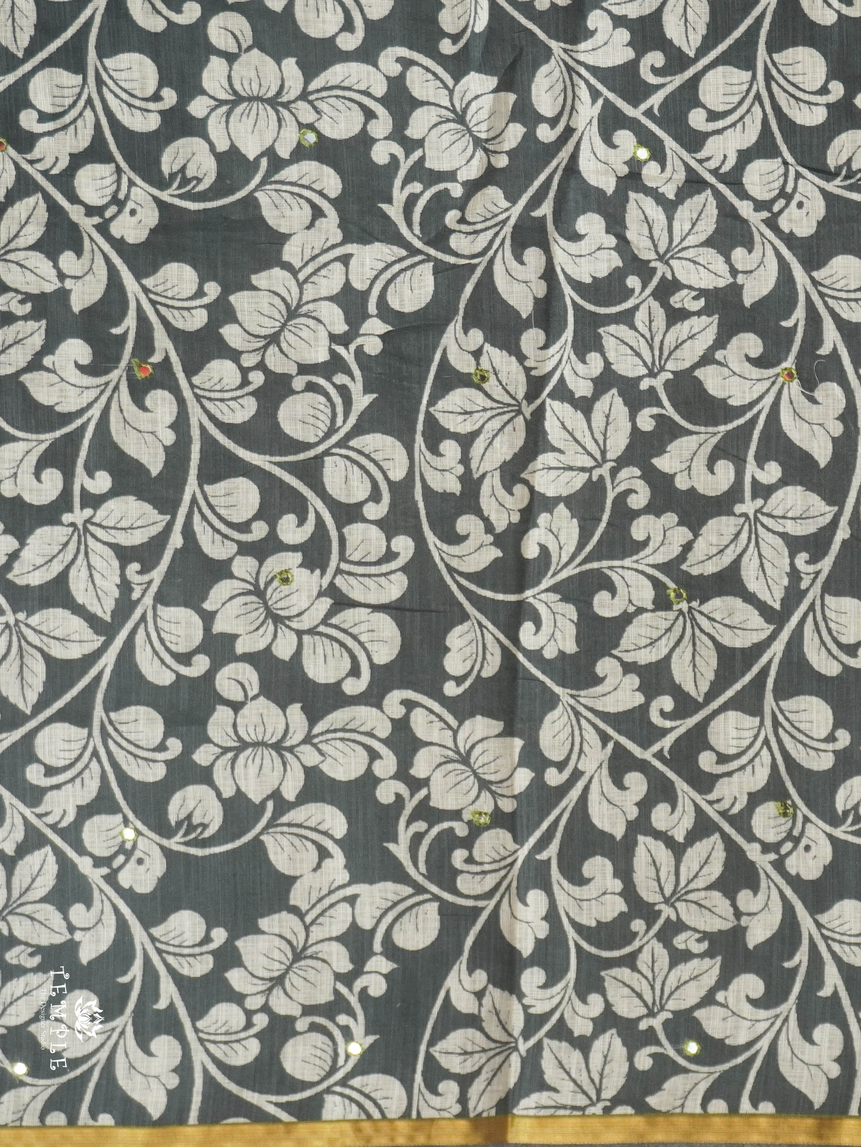 Linen Cotton Saree | TTDS3143