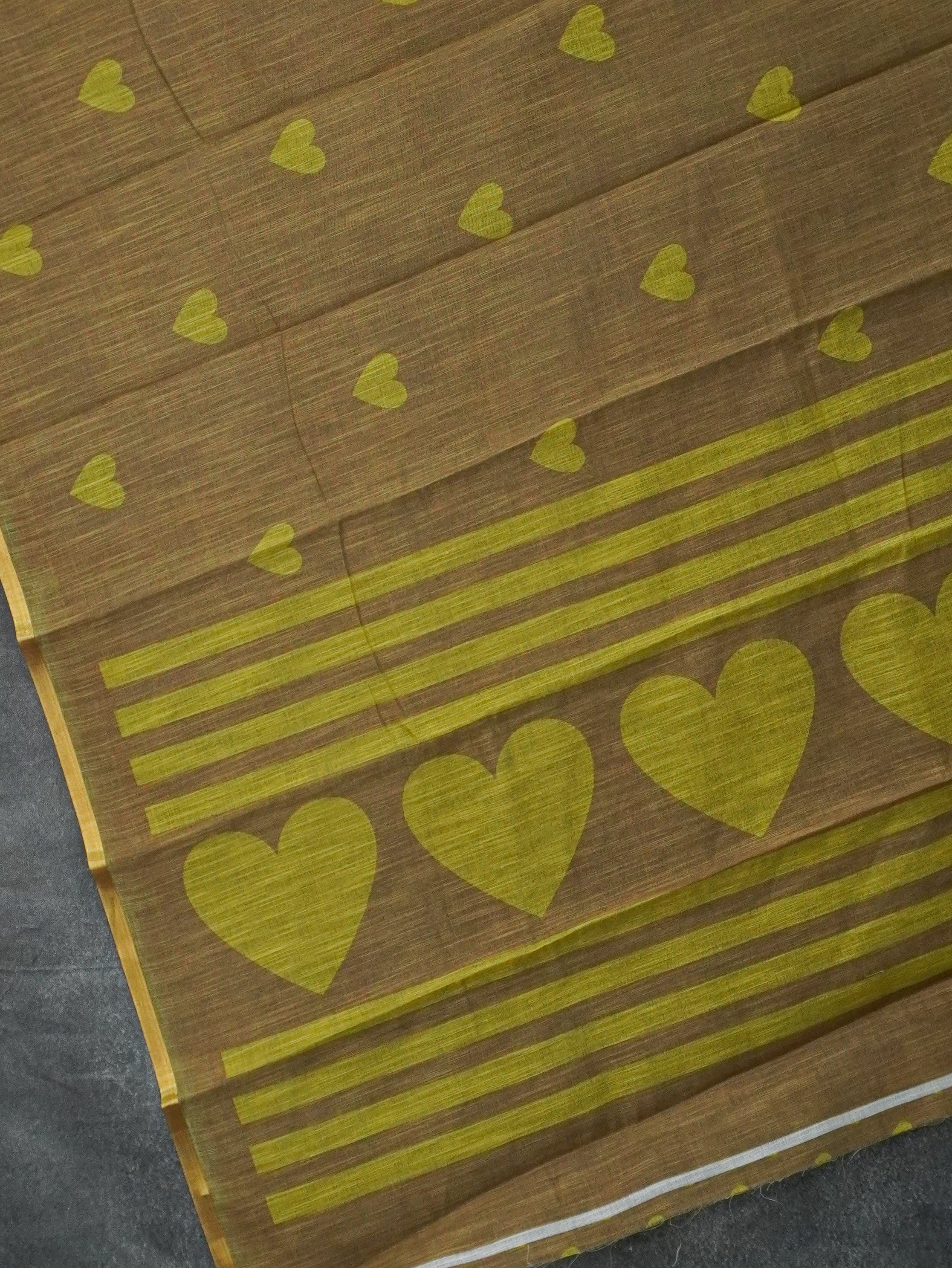 Jute Cotton Saree | TTDS3559