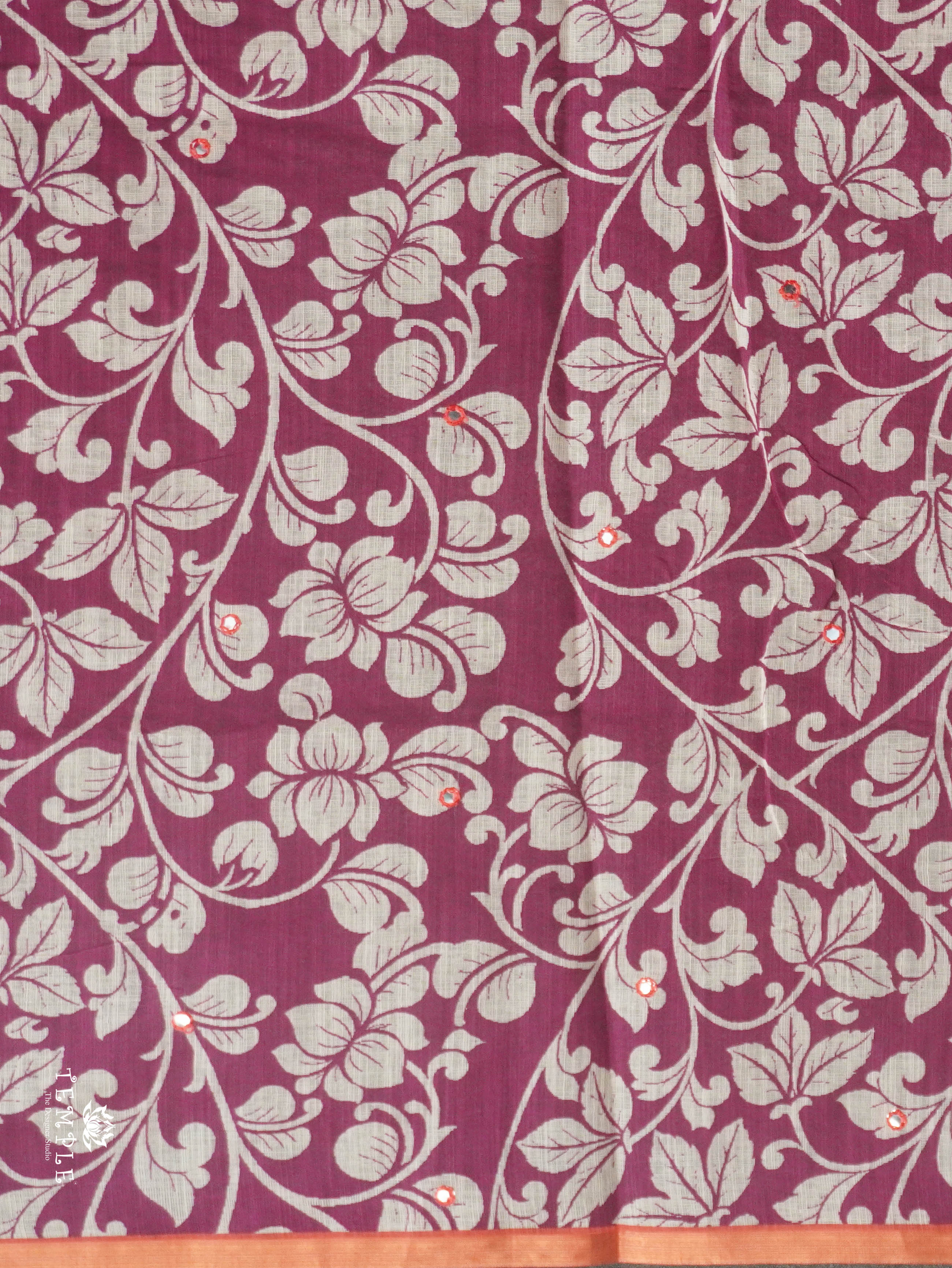 Linen Cotton Saree | TTDS3143