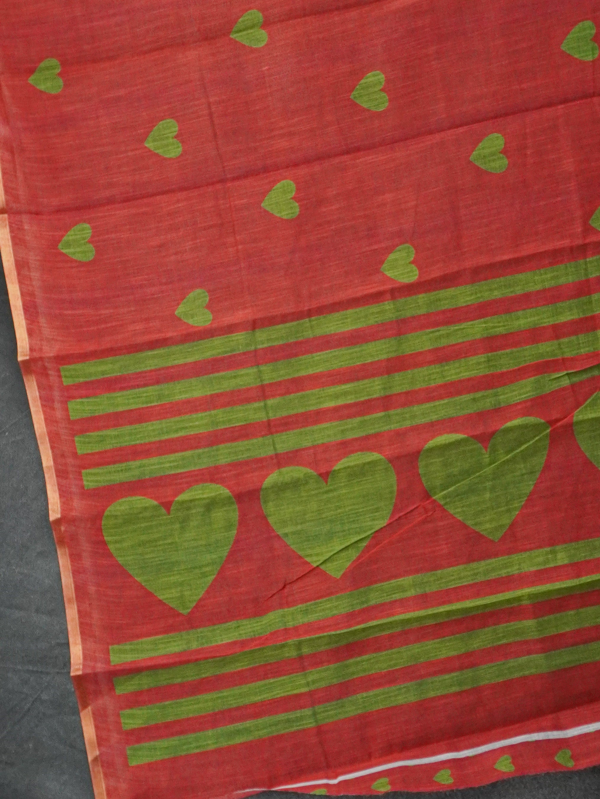Jute Cotton Saree | TTDS3559