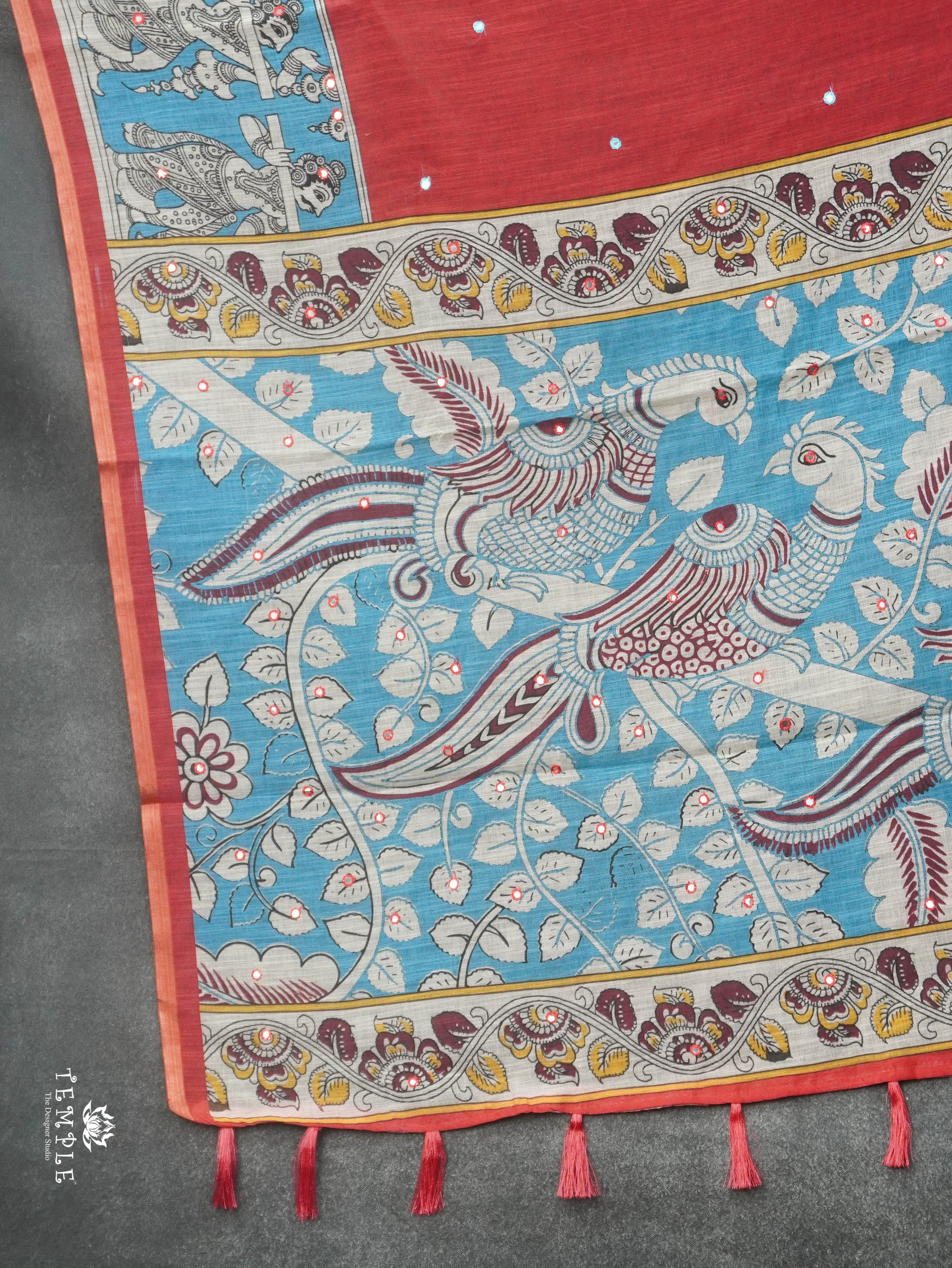 Linen Cotton Saree | TTDS3143