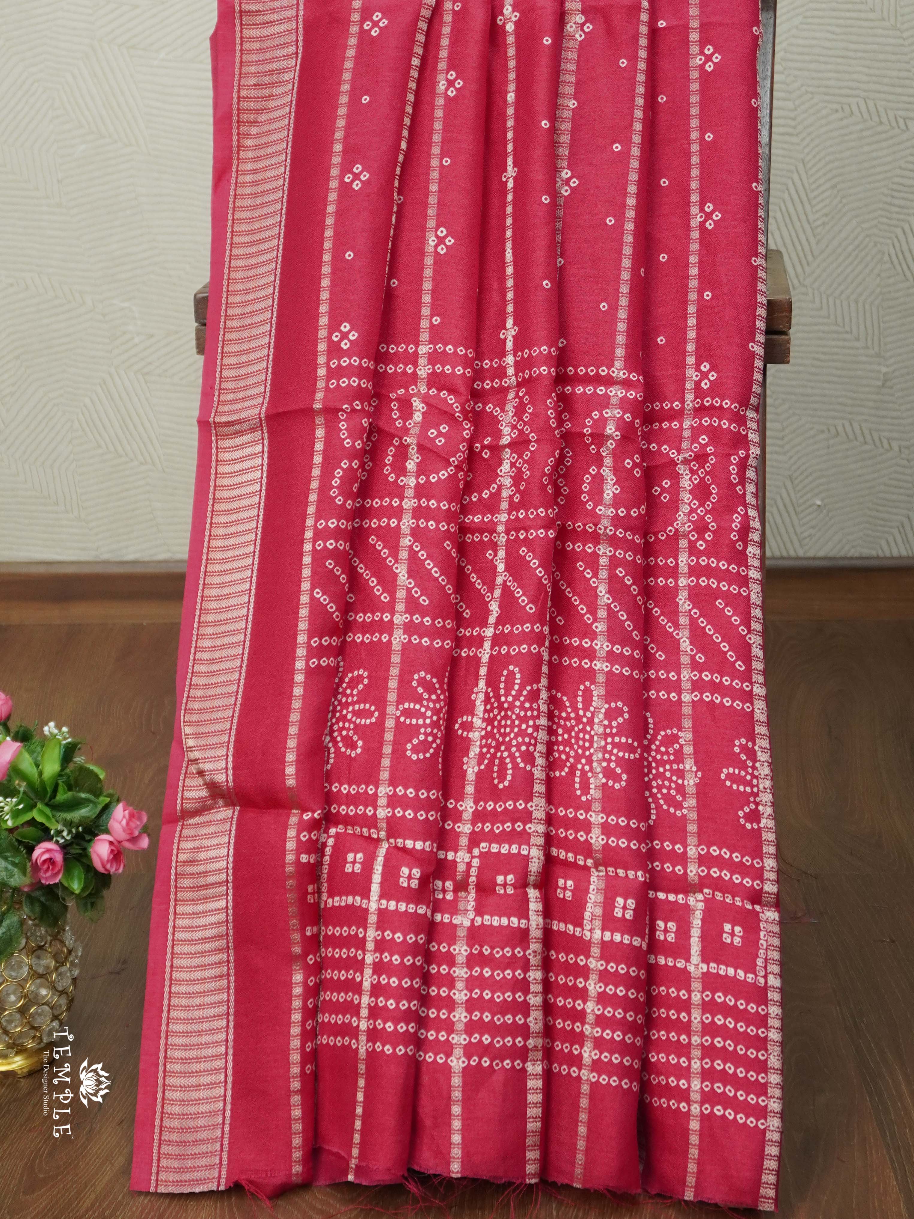 Bandhini Design Georgette Saree | TTDS2644