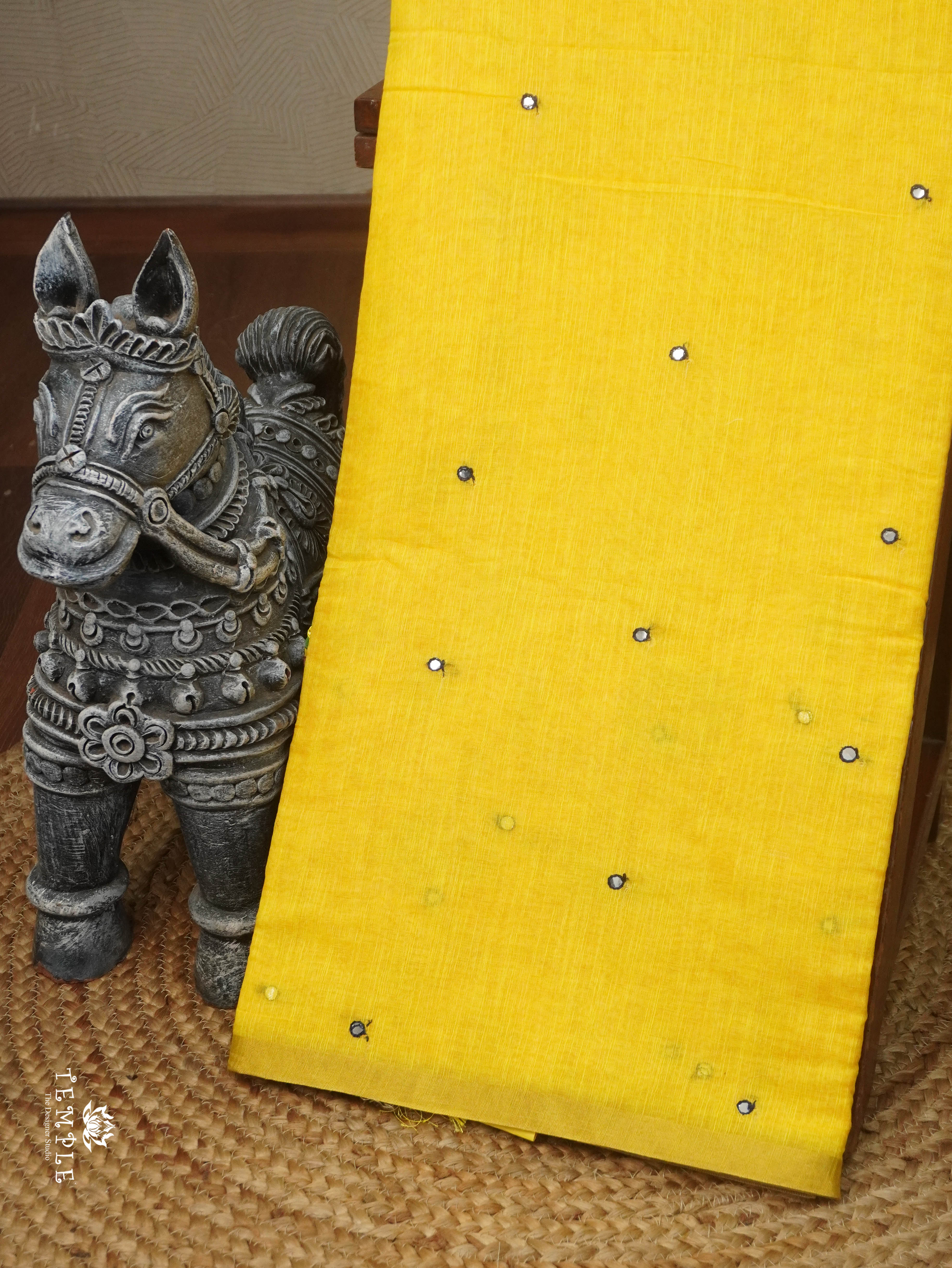 Linen Cotton Saree | TTDS3142