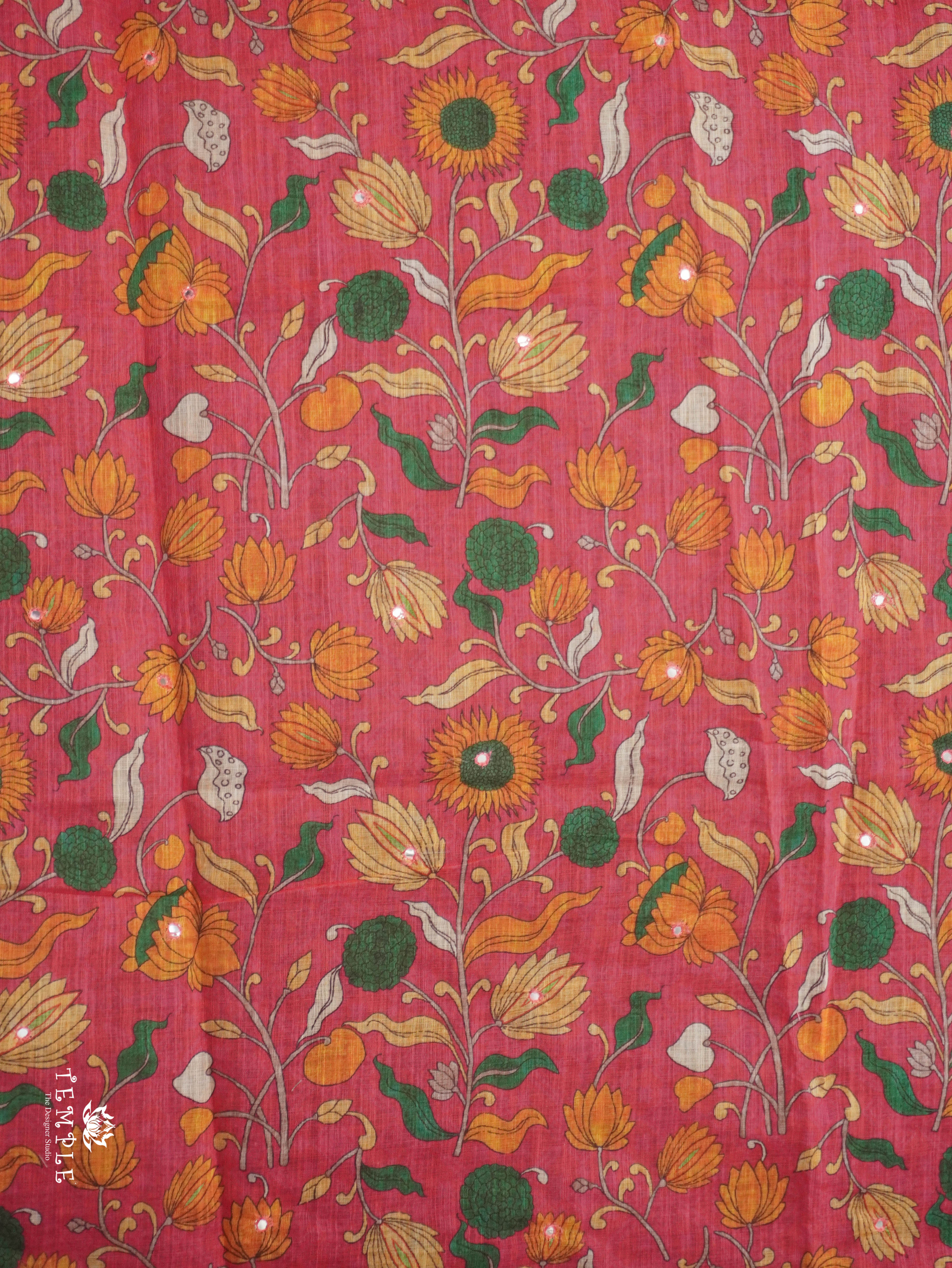 Linen Cotton Saree | TTDS3142