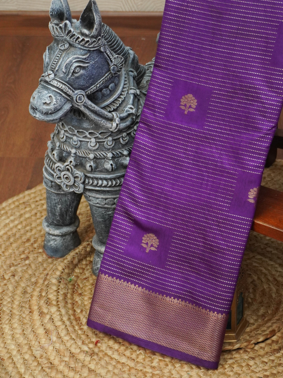 Semi Tussar Silk Saree | TTDS3565