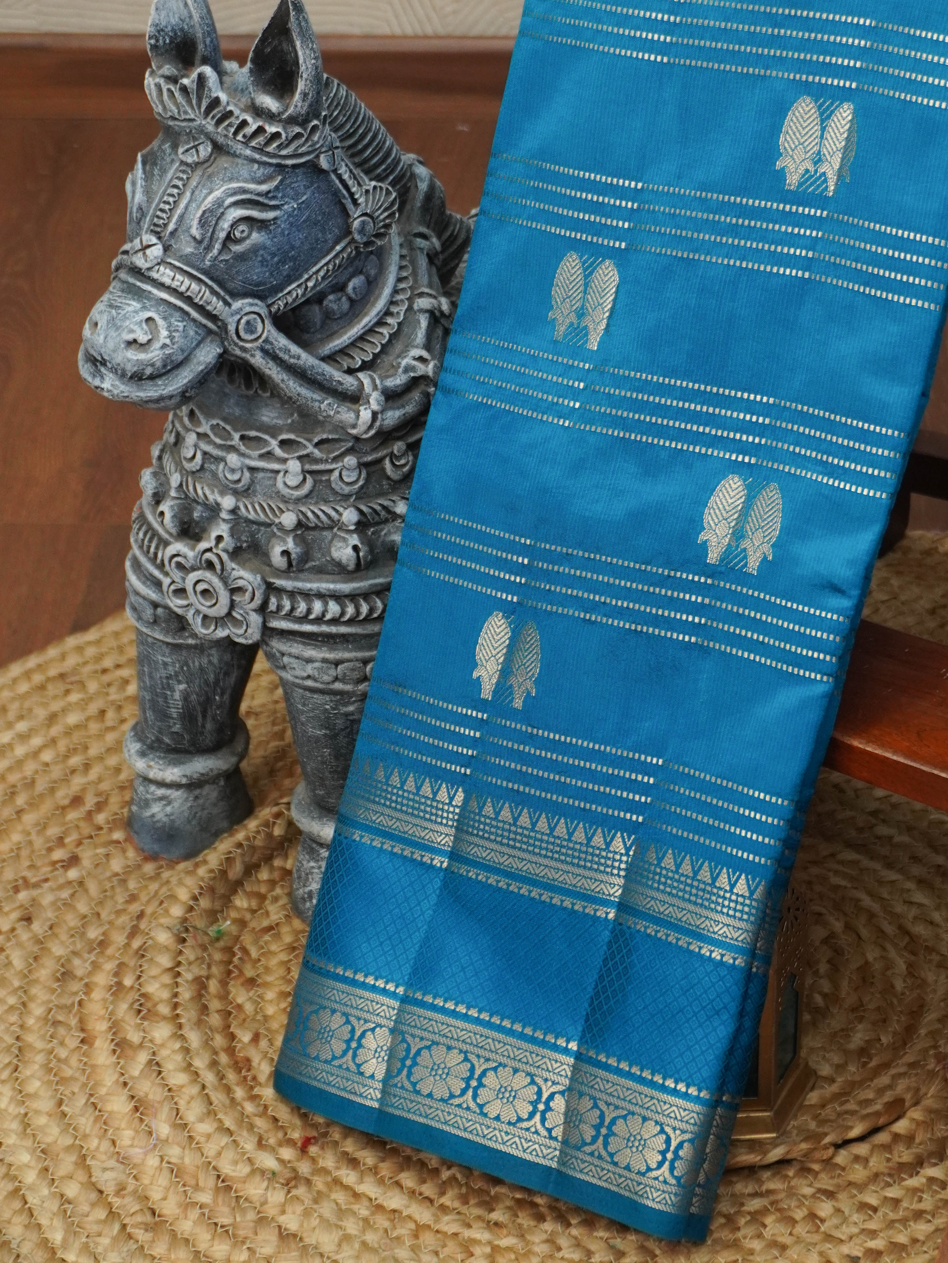 Semi Tussar Silk Saree | TTDS3563