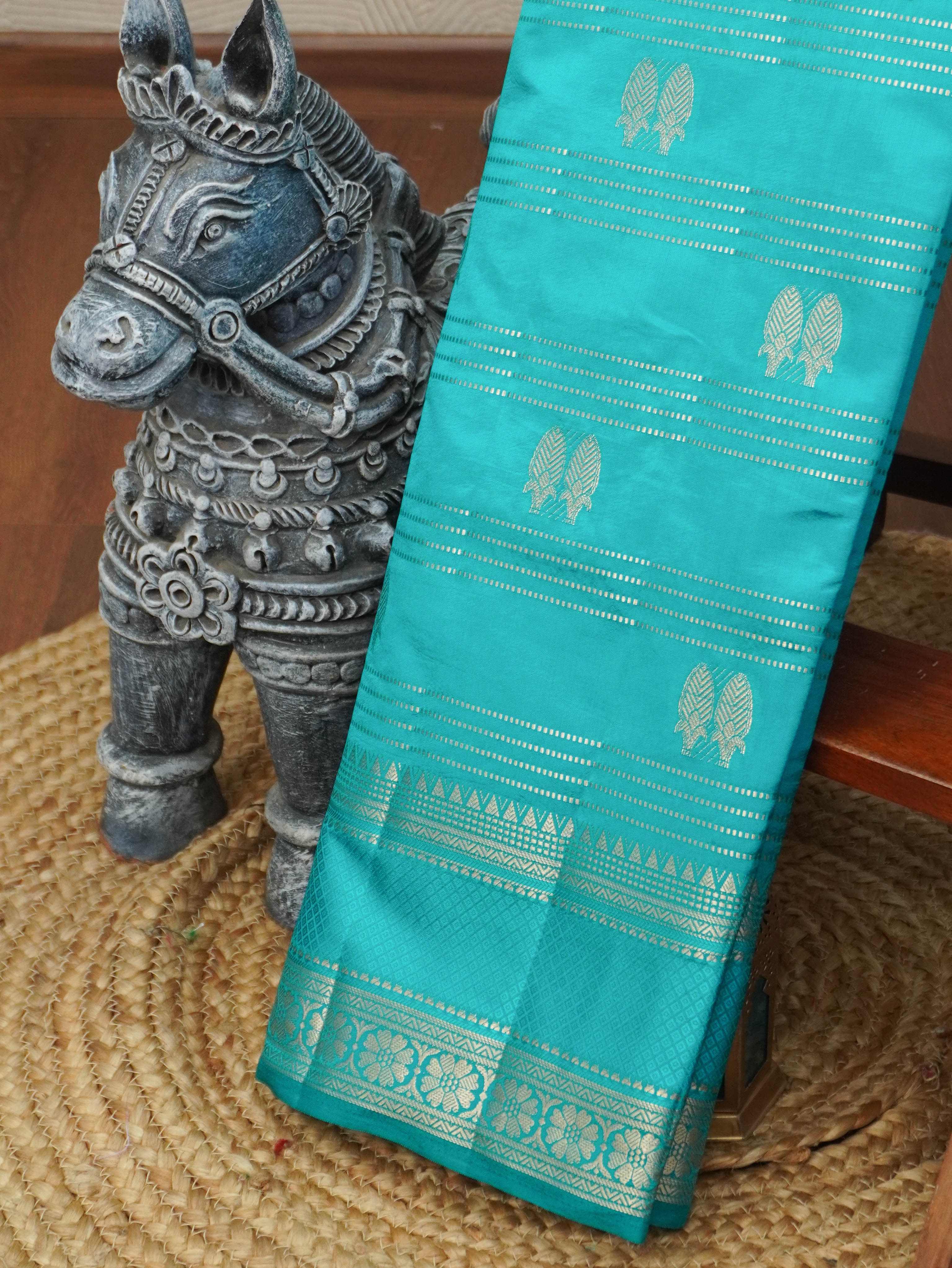 Semi Tussar Silk Saree | TTDS3563