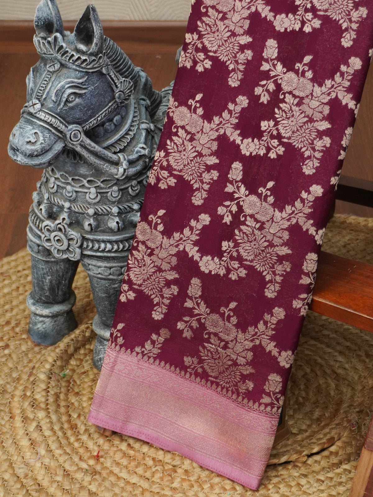 Viscose Georgette Saree | TTDS3560