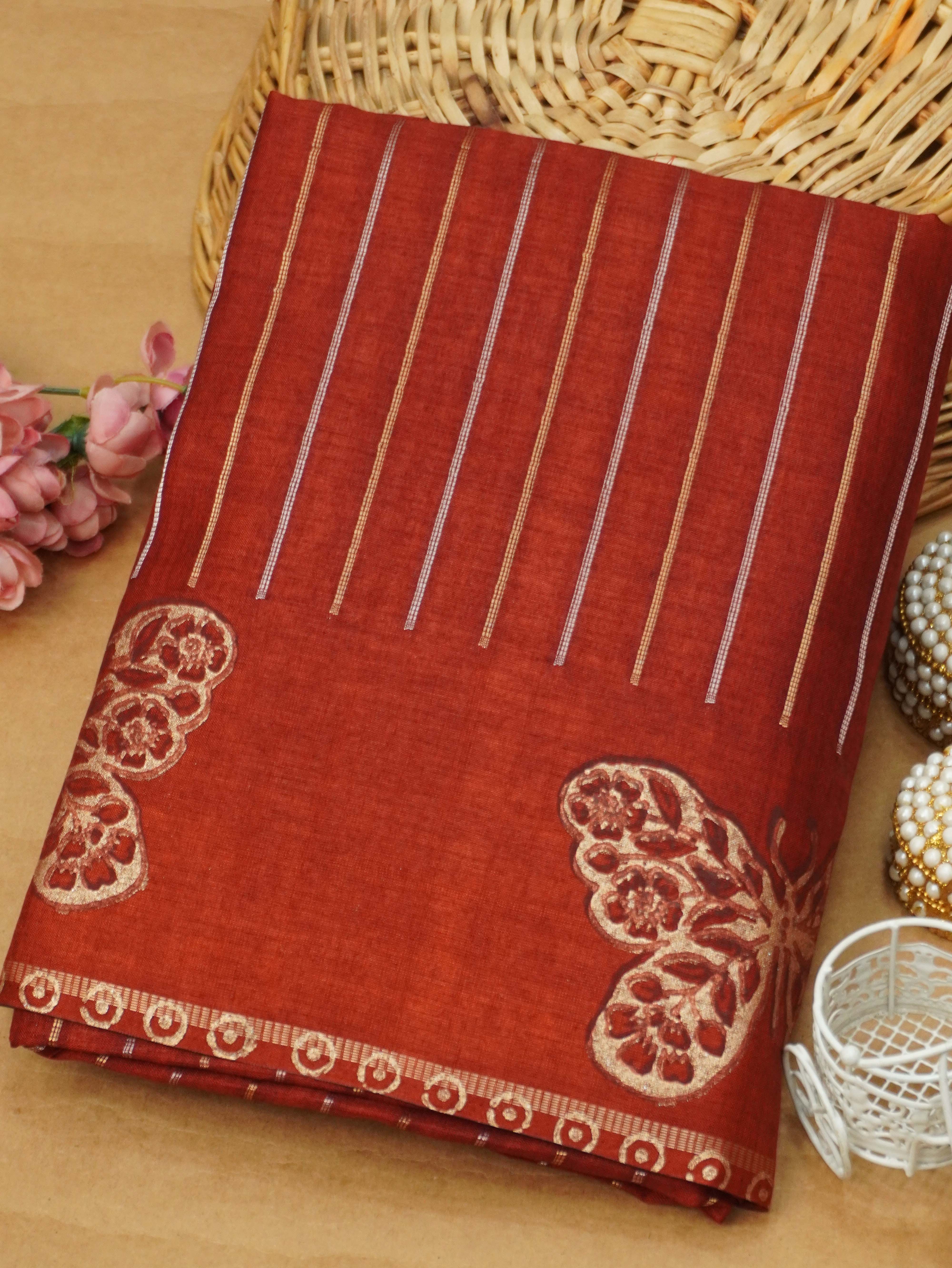 Handloom Matka Silk Saree | TTDS3562
