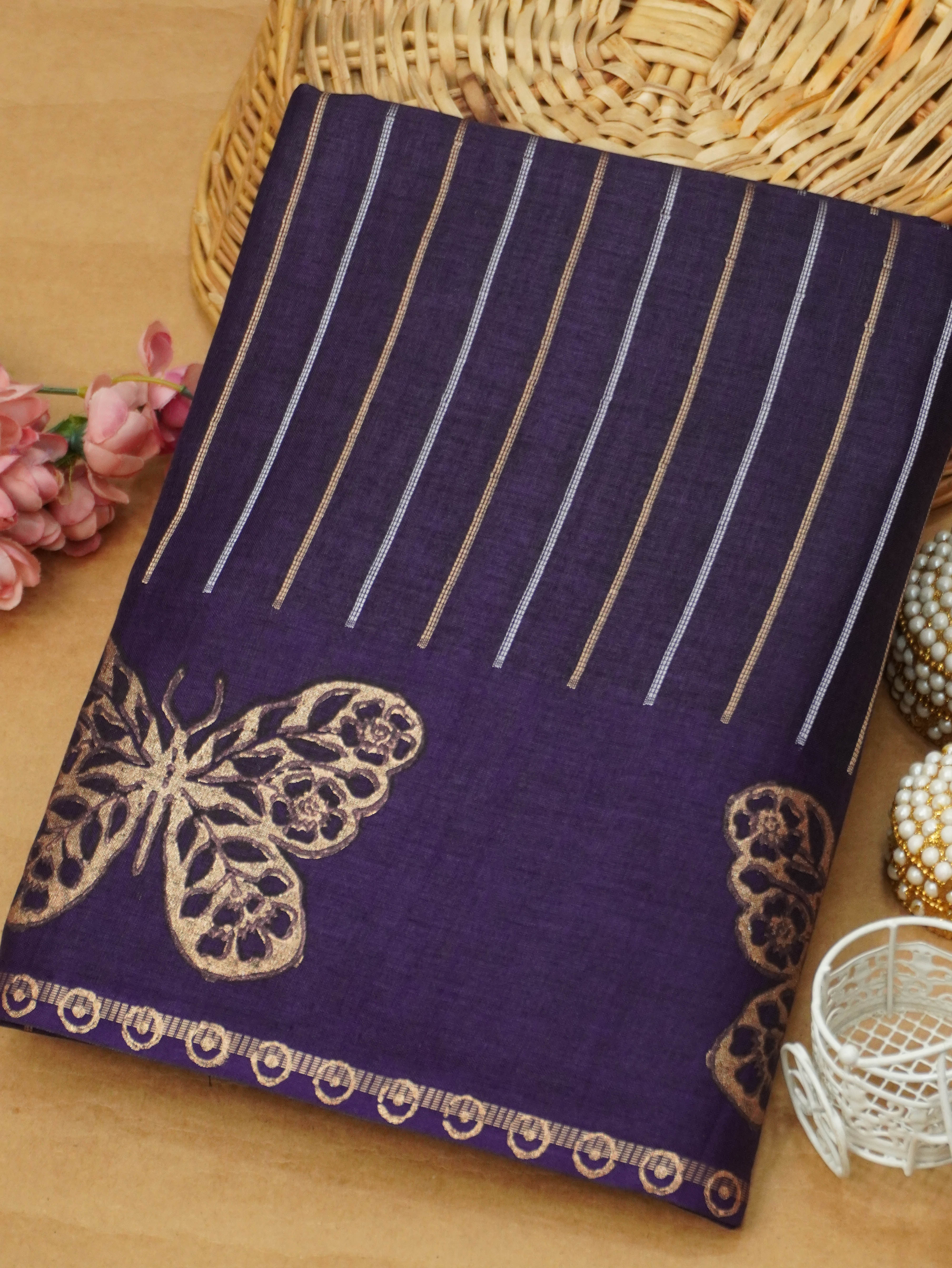 Handloom Matka Silk Saree | TTDS3562