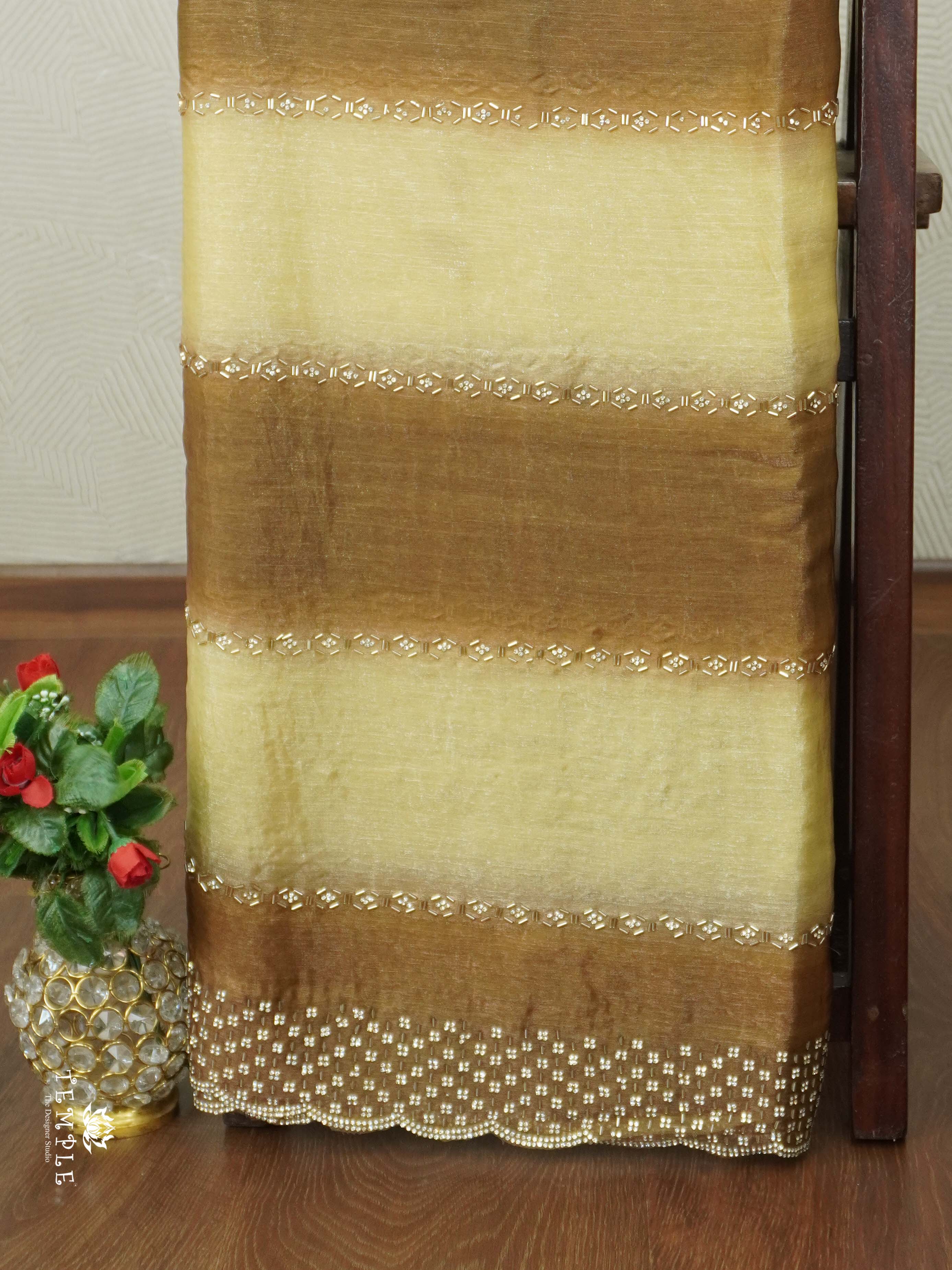 Designer Saree With Beads Work | TTDS2650