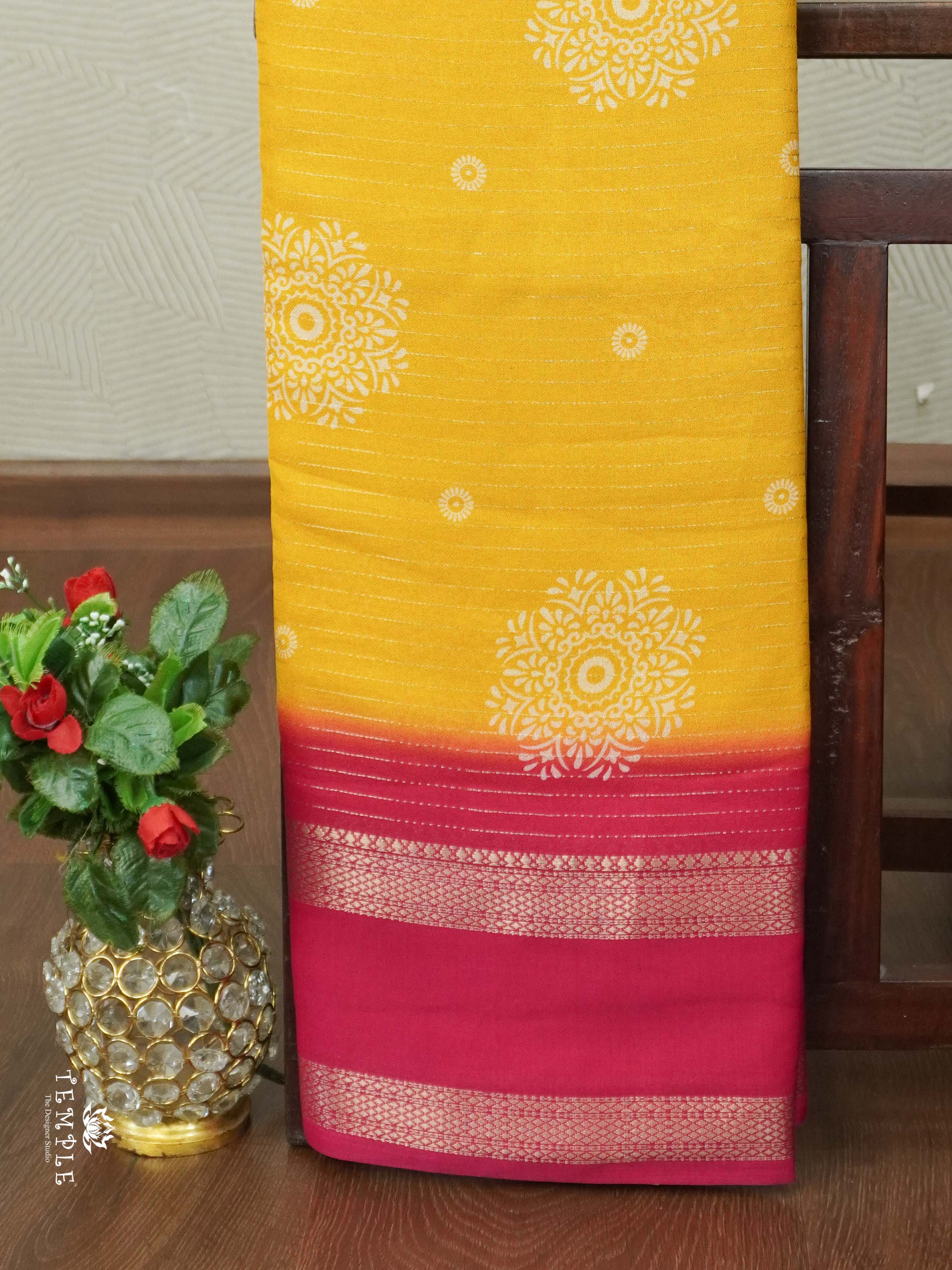Printed Georgette Saree | TTDS2653